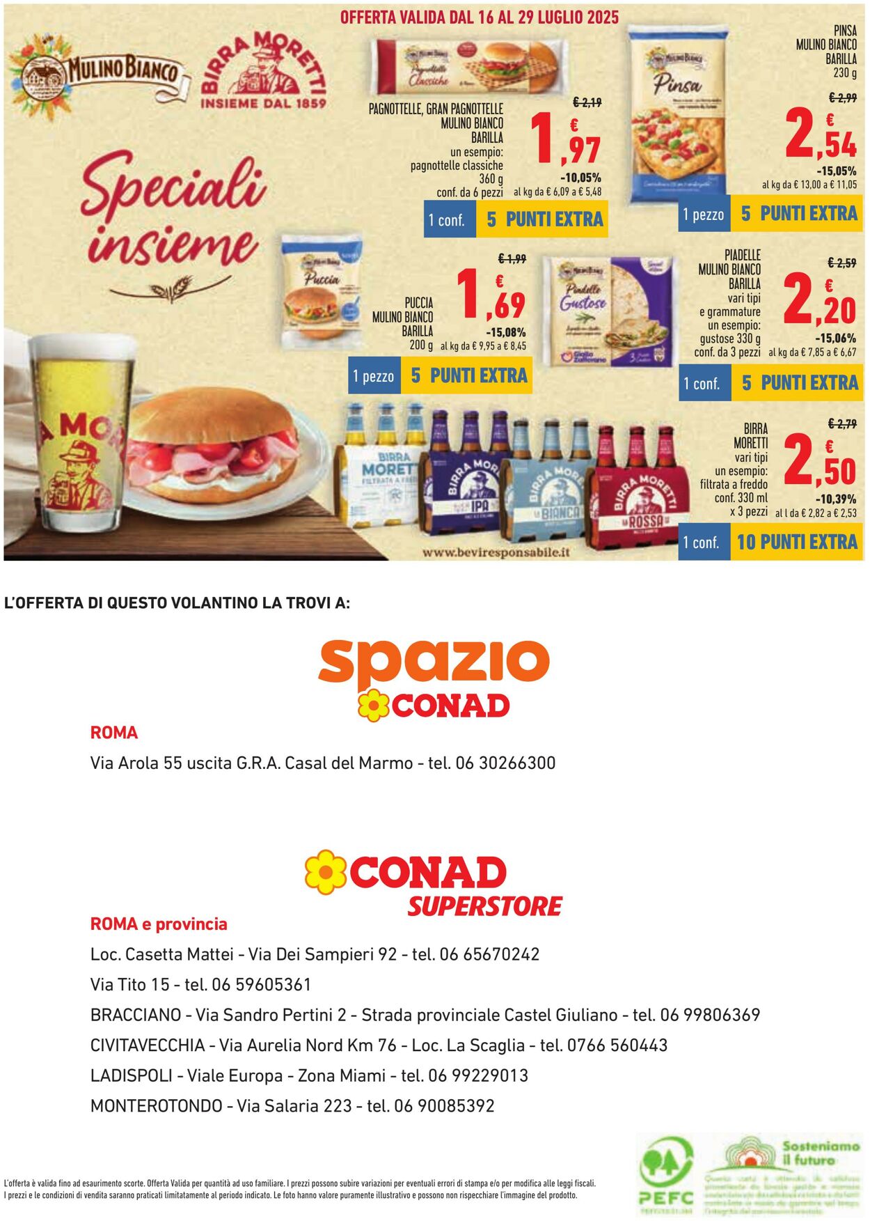 Volantino Conad 05.08.2025 - 05.08.2025