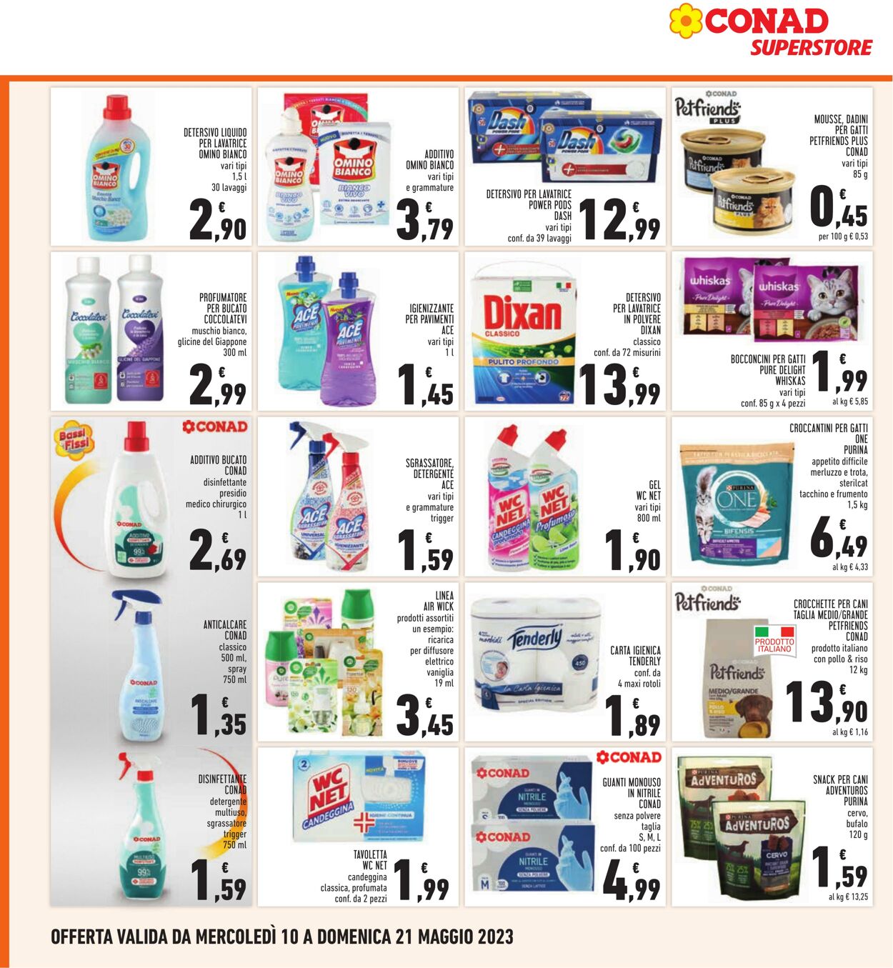 Volantino Conad 10.05.2023 - 21.05.2023