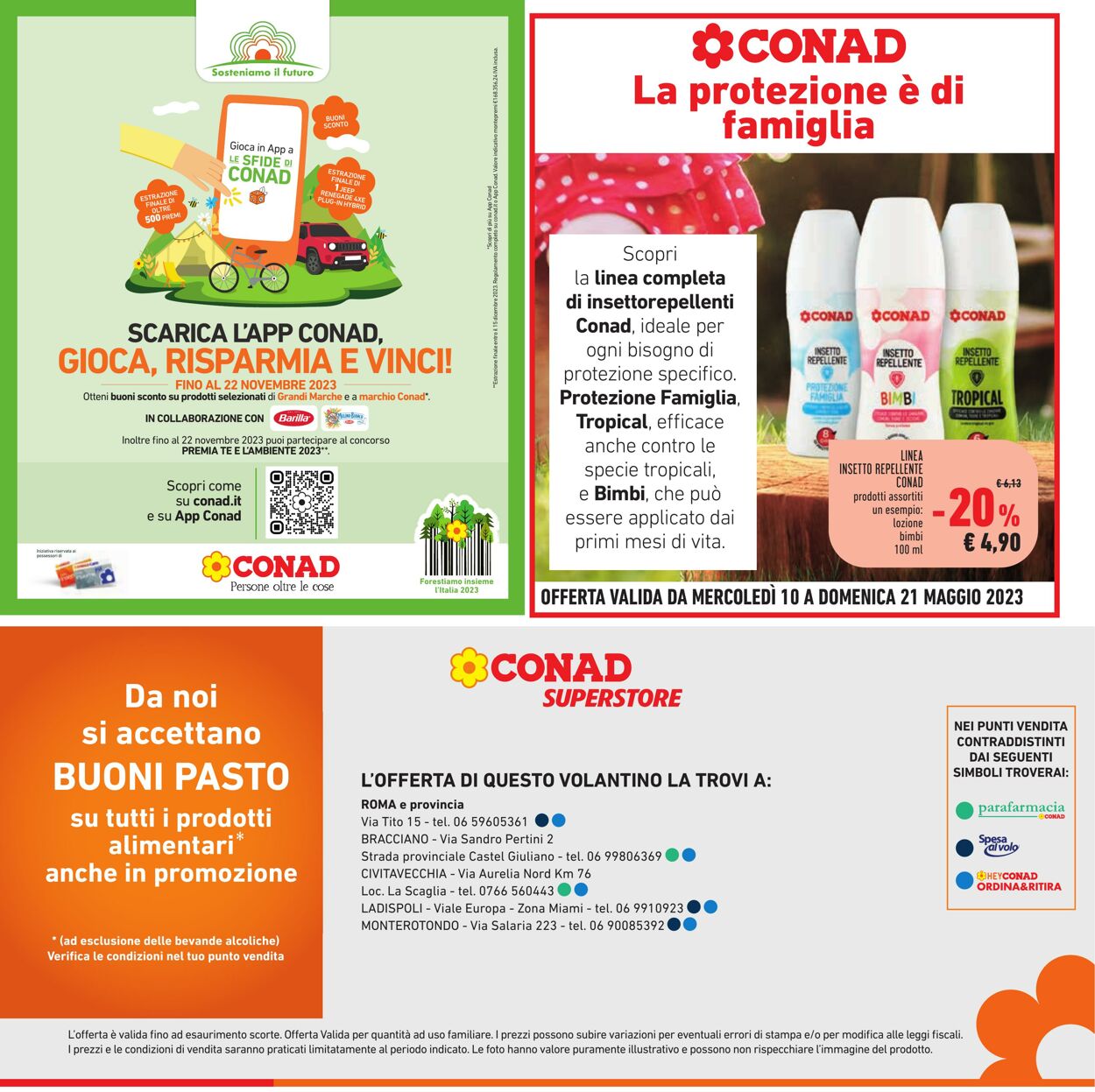 Volantino Conad 10.05.2023 - 21.05.2023