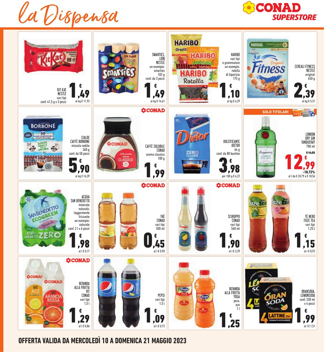 Volantino Conad 10.05.2023 - 21.05.2023