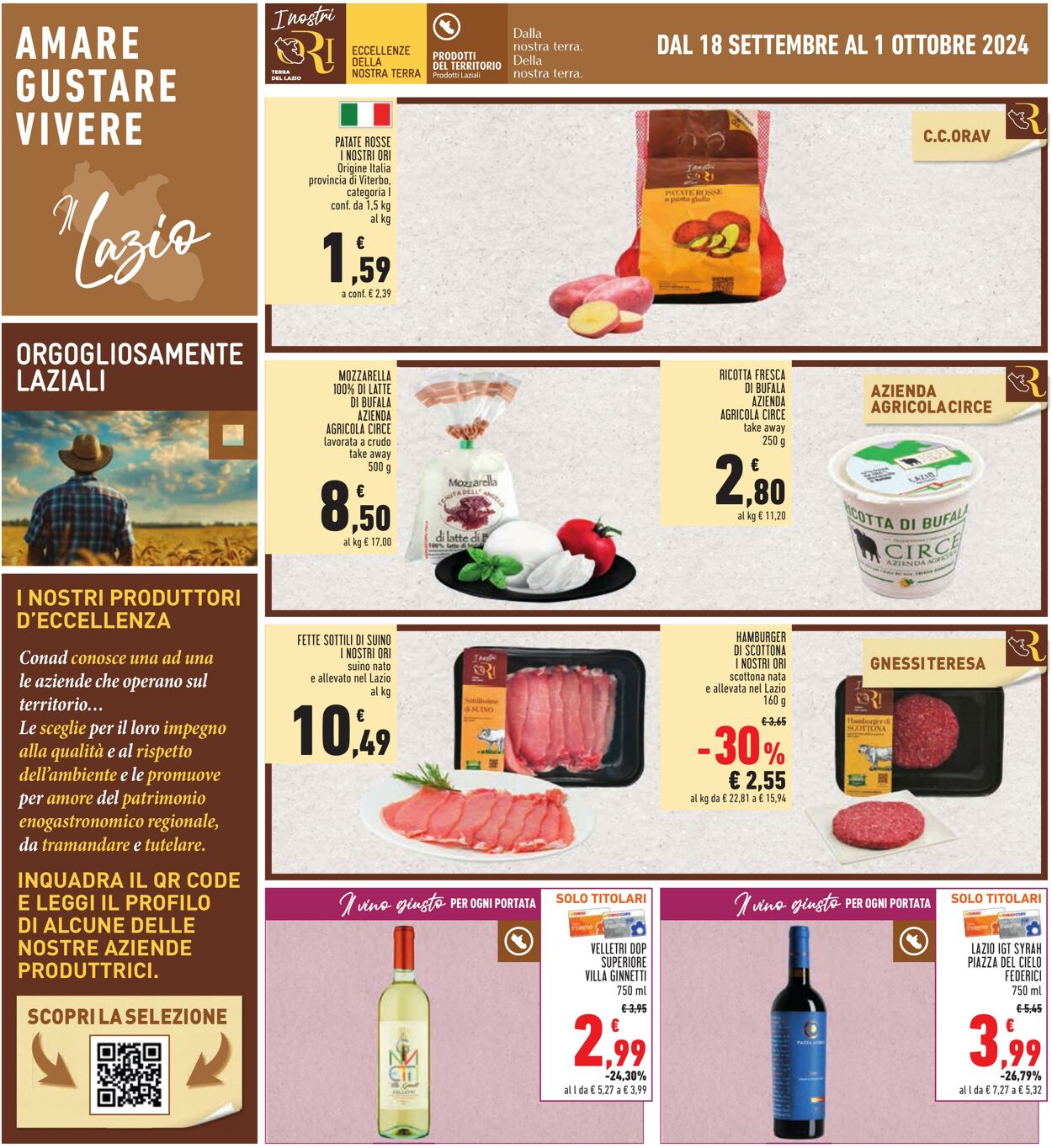 Volantino Conad 18.09.2024 - 01.10.2024