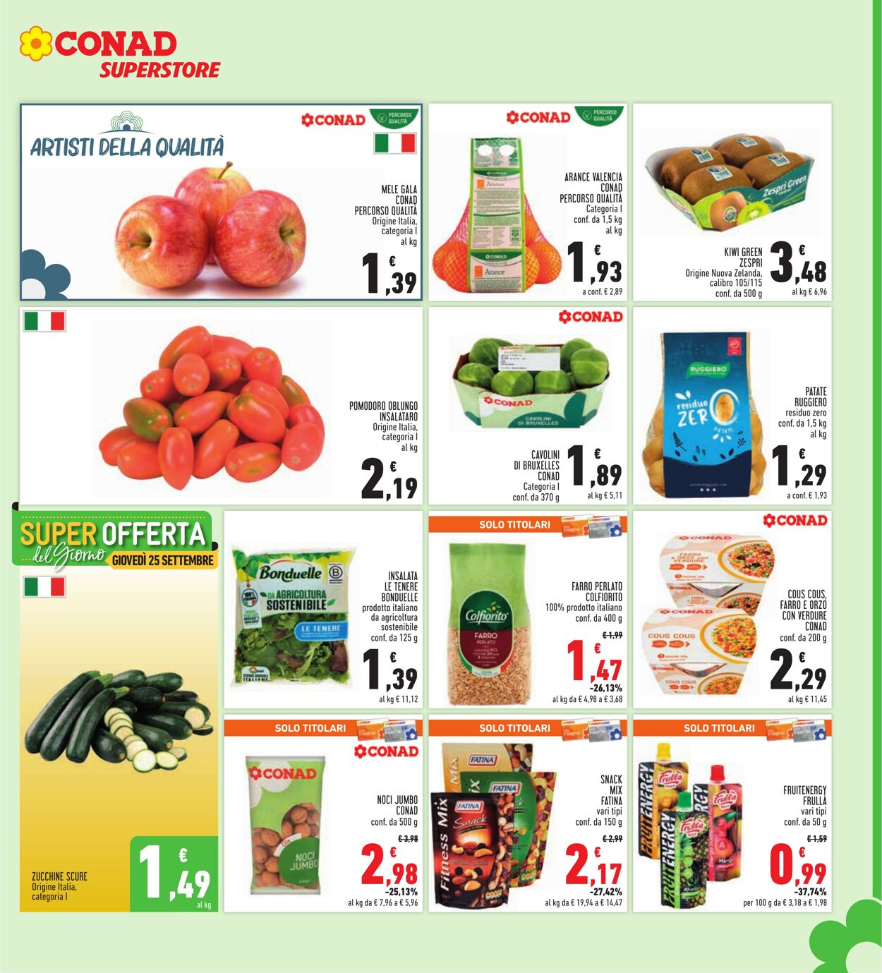 Volantino Conad 20.09.2025 - 20.09.2025