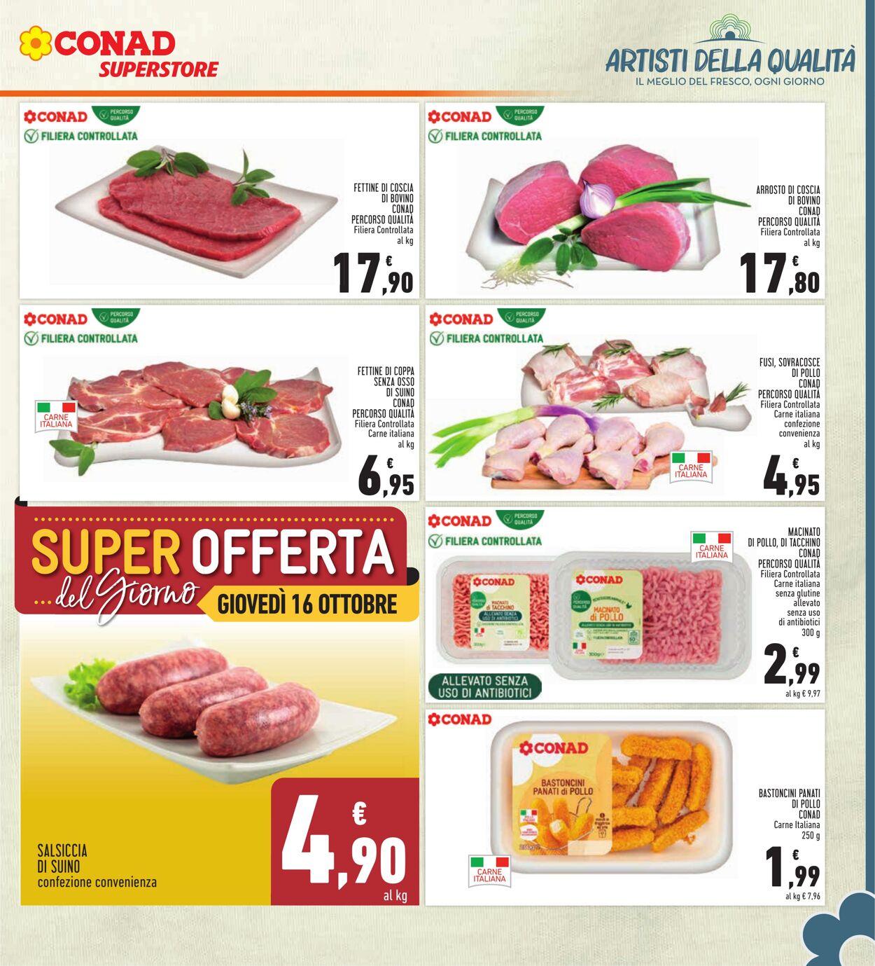 Volantino Conad 01.10.2025 - 01.10.2025