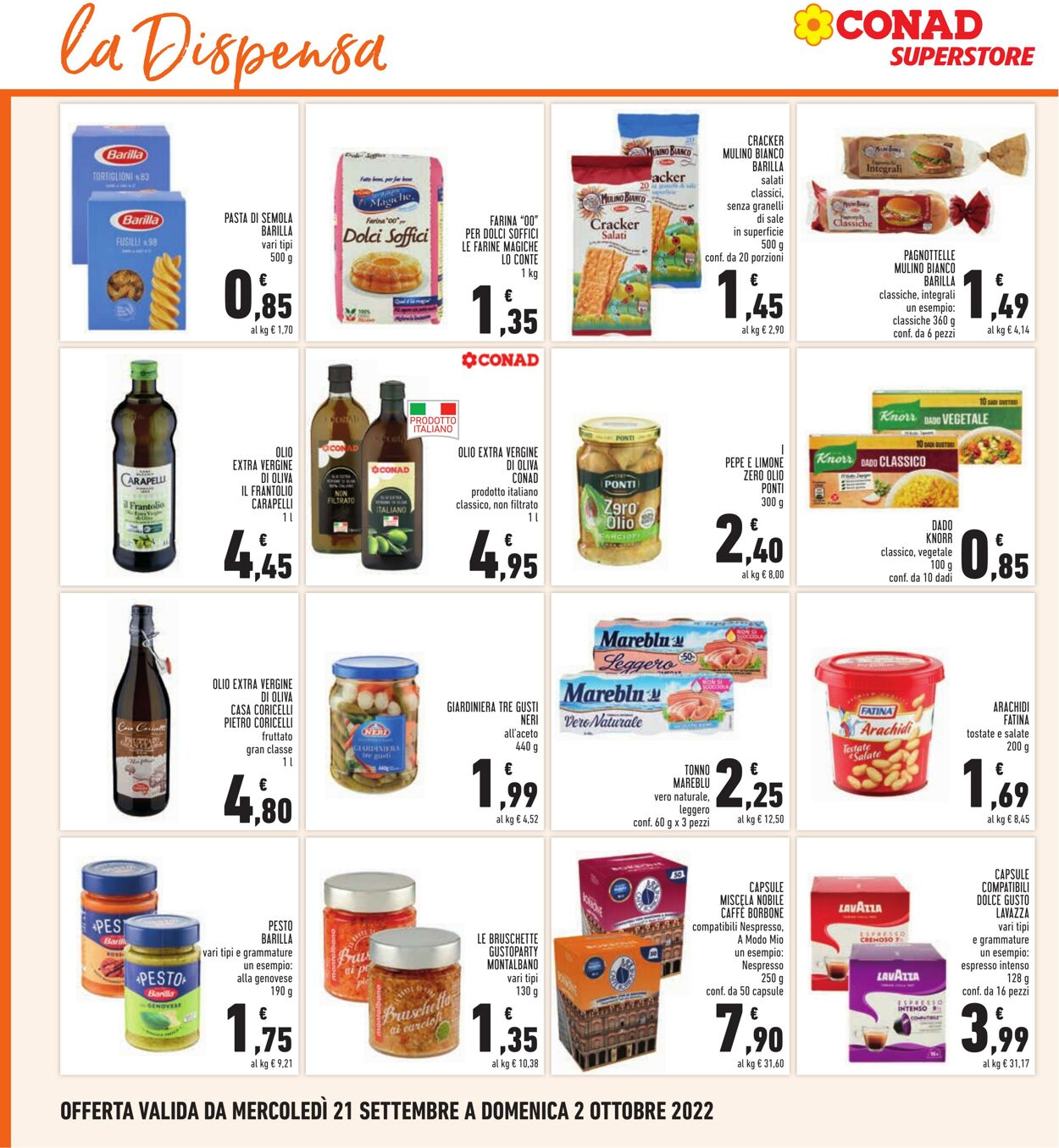 Volantino Conad 21.09.2022 - 02.10.2022