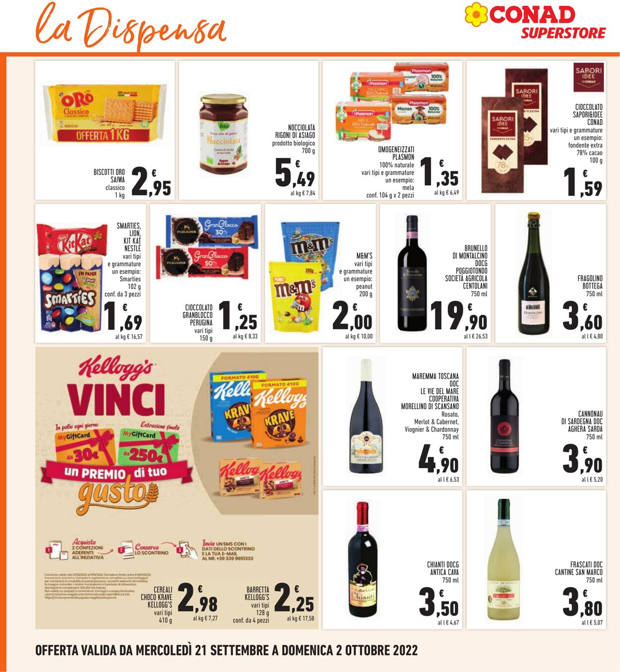 Volantino Conad 21.09.2022 - 02.10.2022