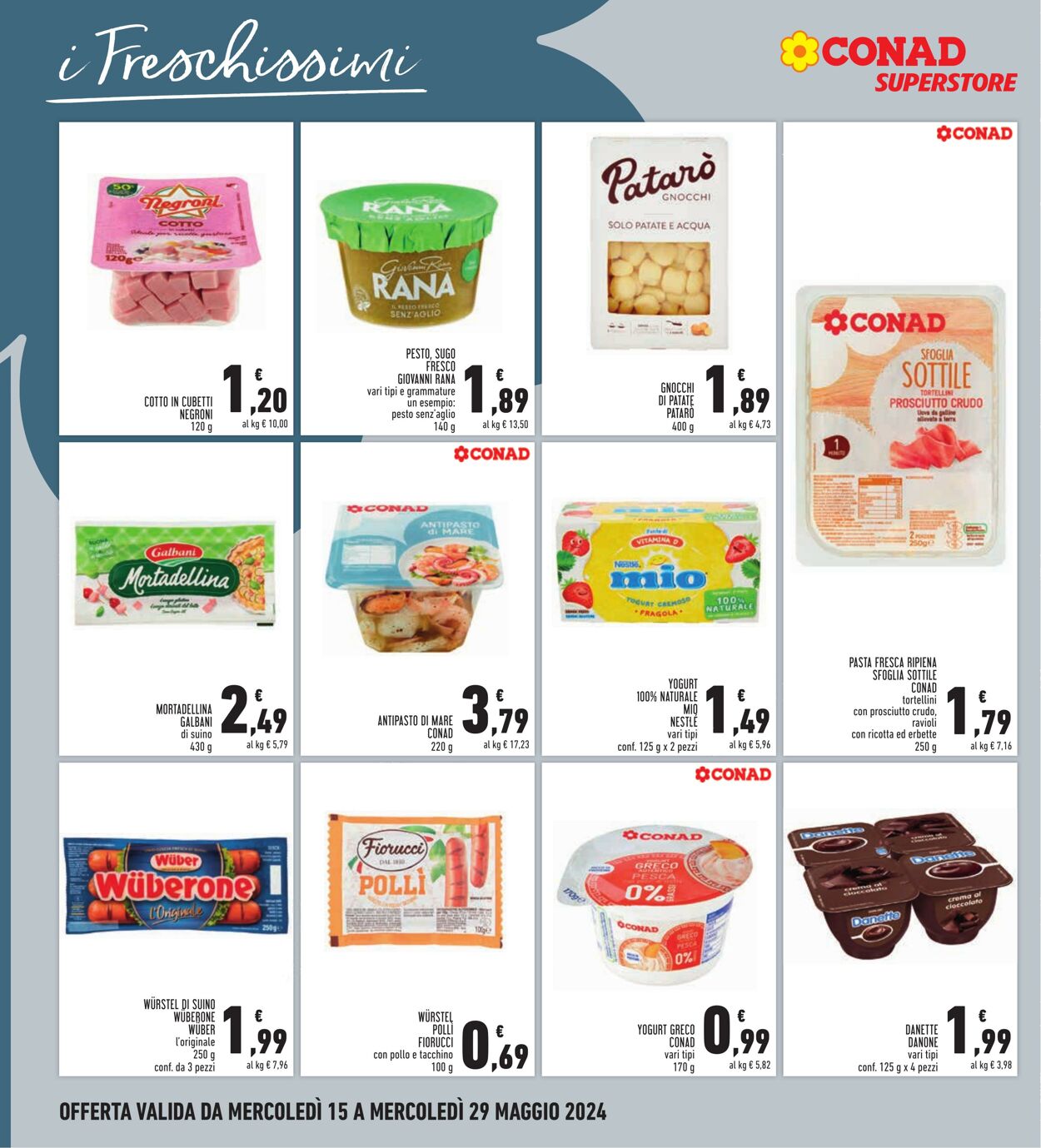 Volantino Conad 15.05.2024 - 29.05.2024