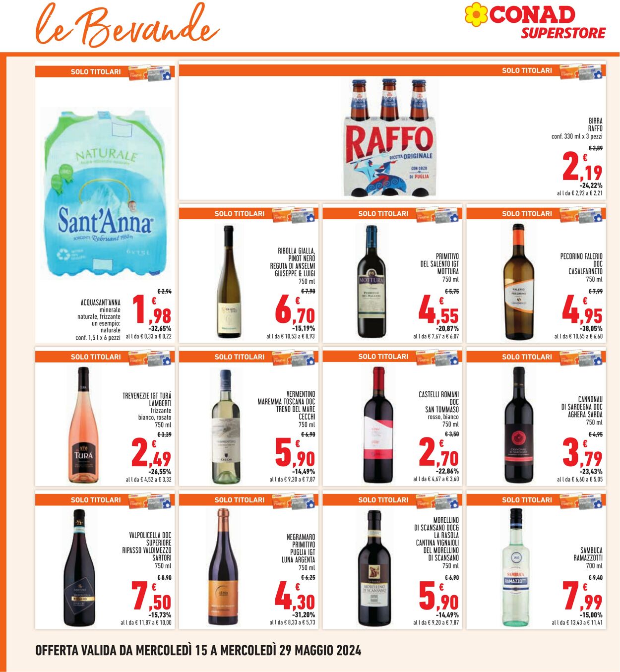 Volantino Conad 15.05.2024 - 29.05.2024