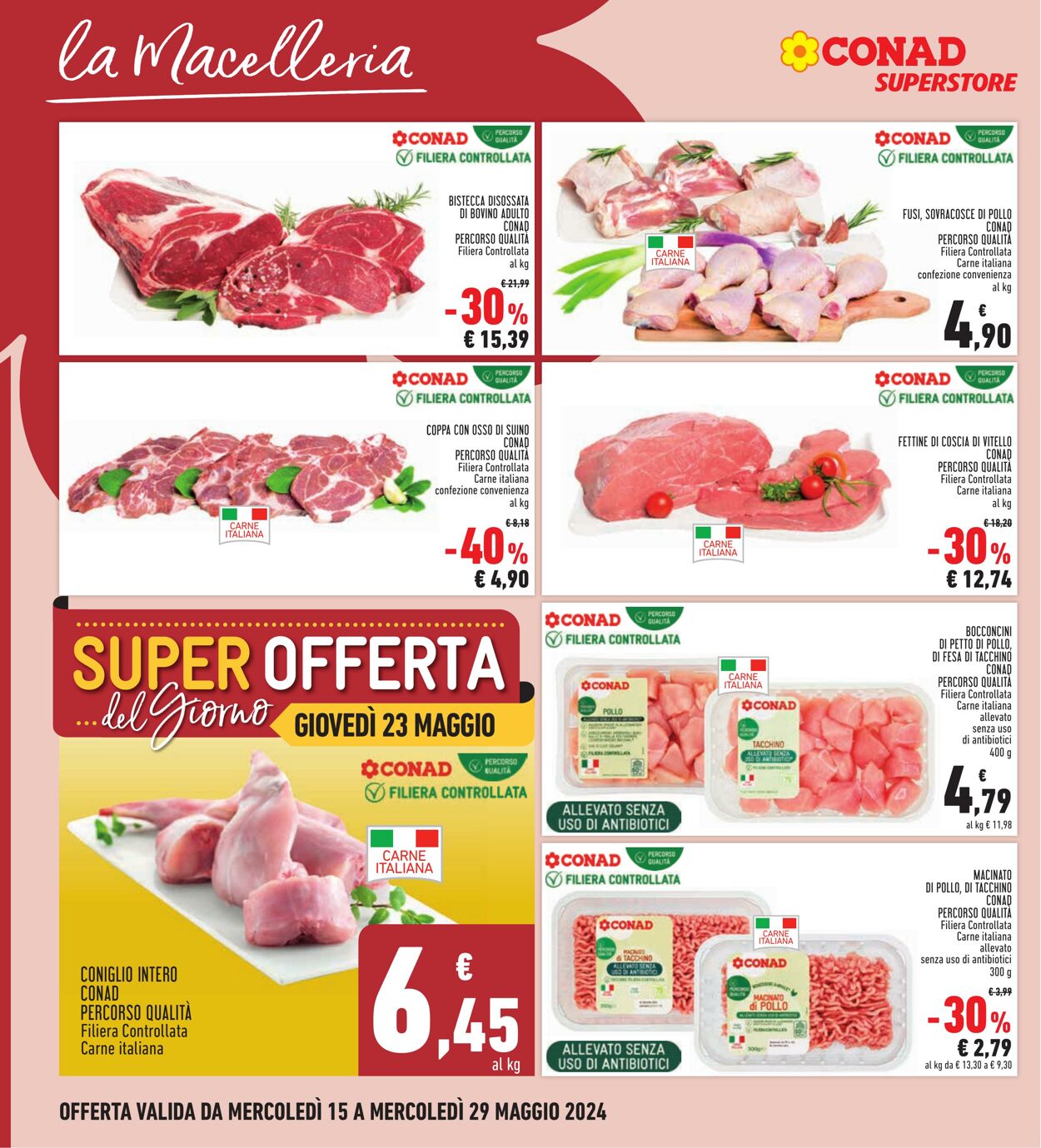 Volantino Conad 15.05.2024 - 29.05.2024