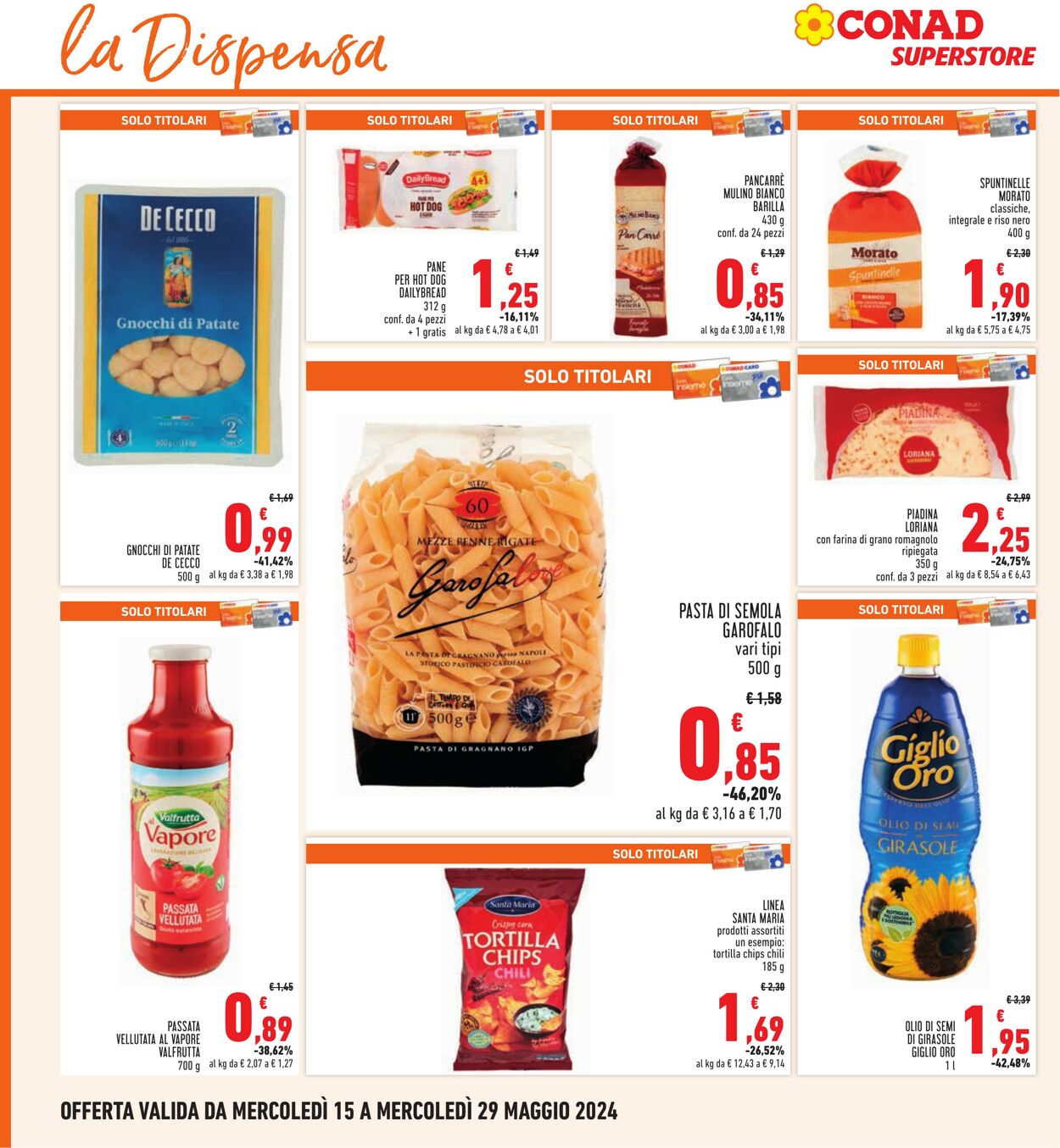 Volantino Conad 15.05.2024 - 29.05.2024