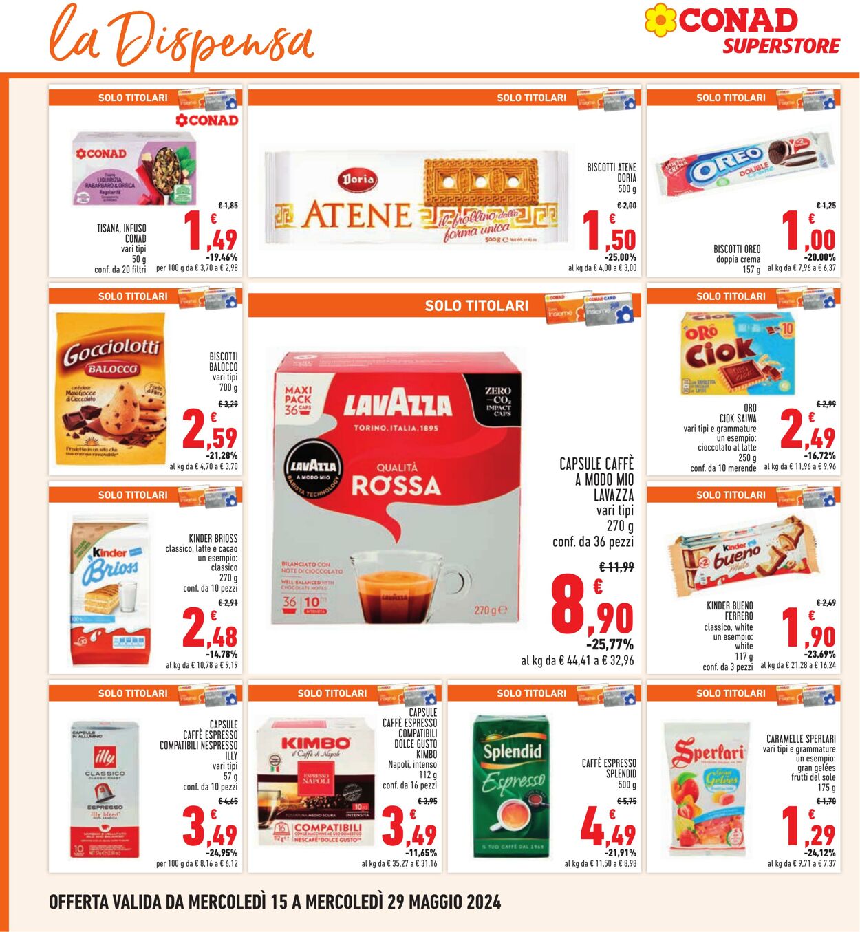 Volantino Conad 15.05.2024 - 29.05.2024