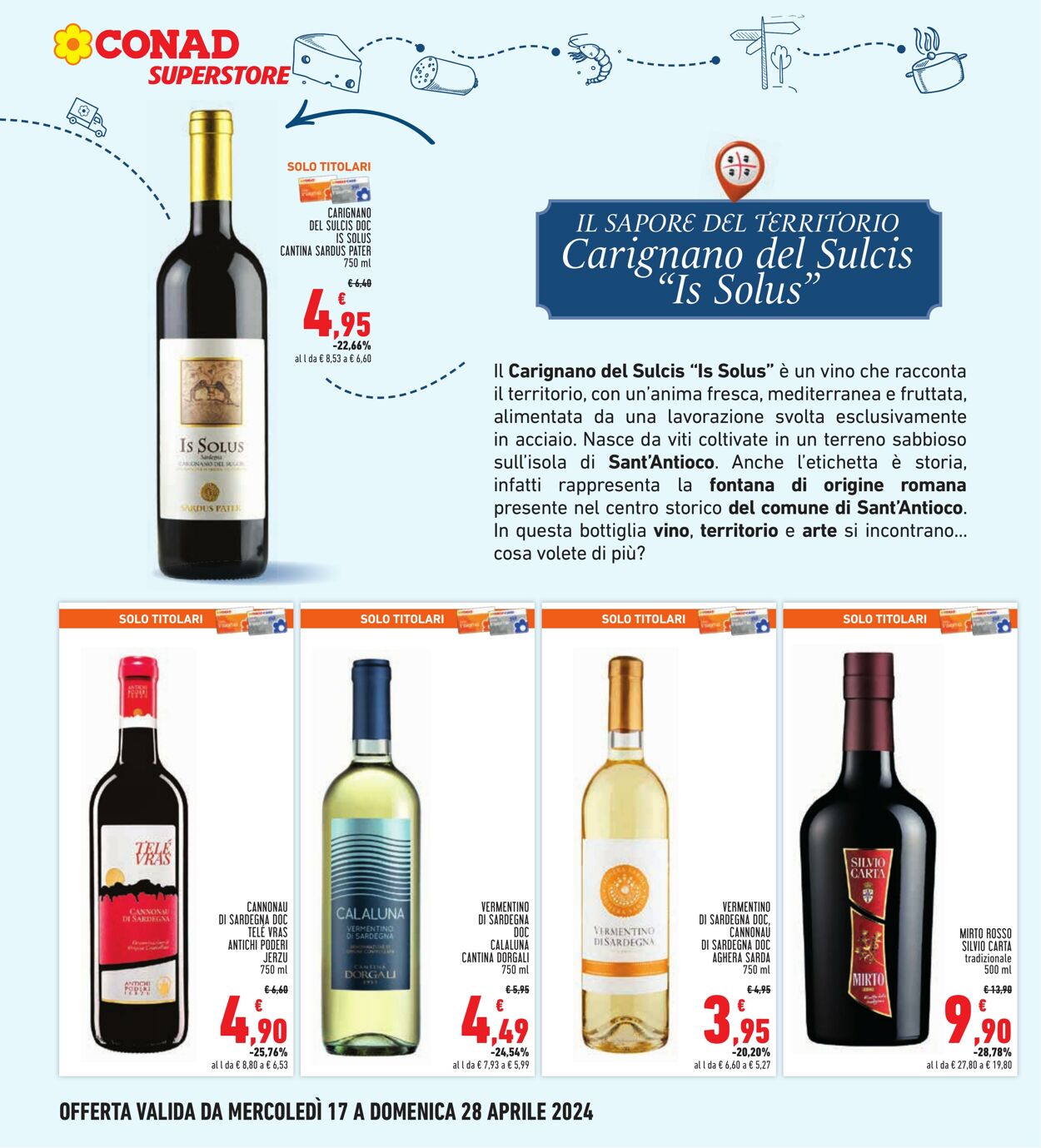 Volantino Conad 17.04.2024 - 28.04.2024