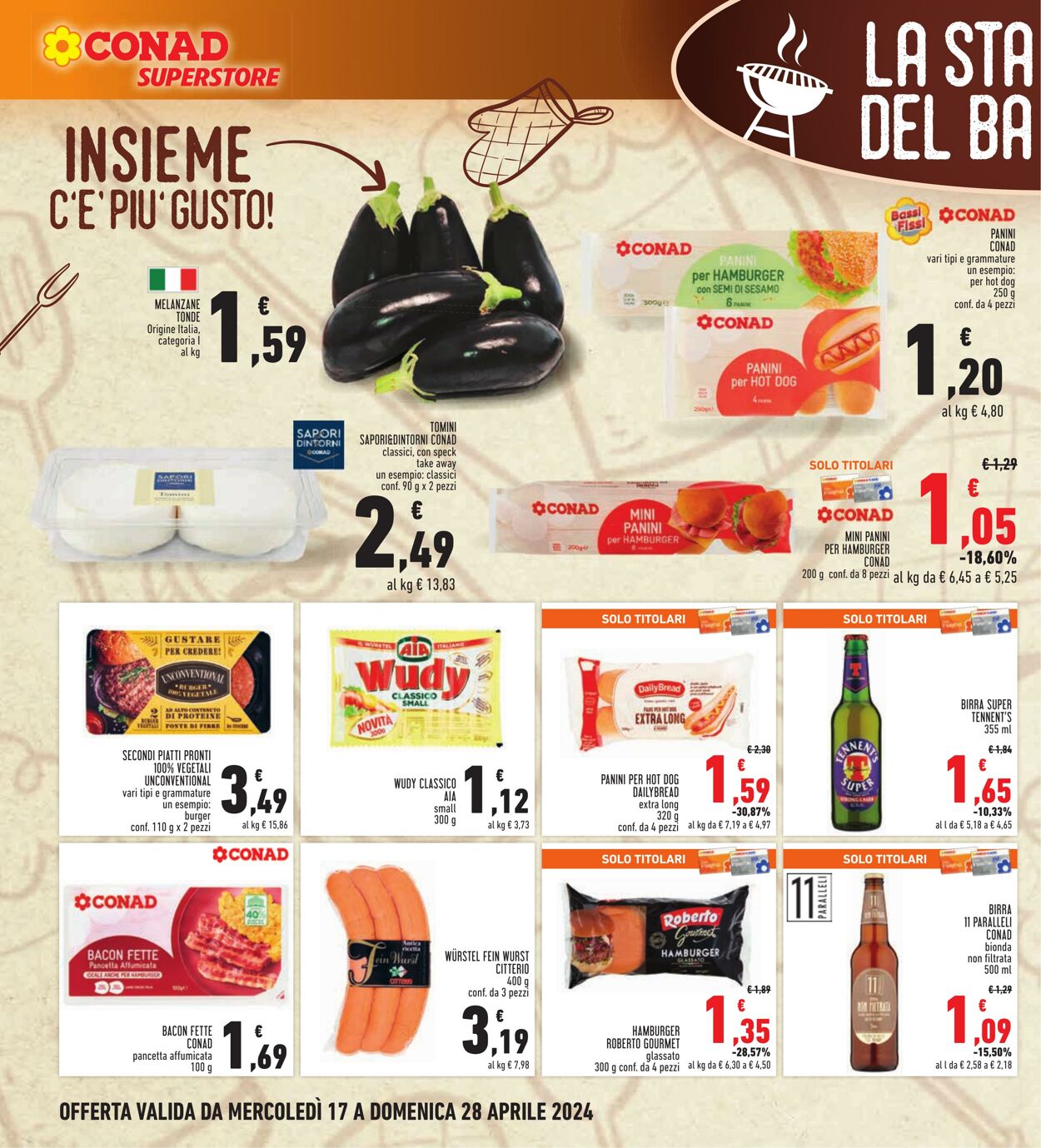 Volantino Conad 17.04.2024 - 28.04.2024