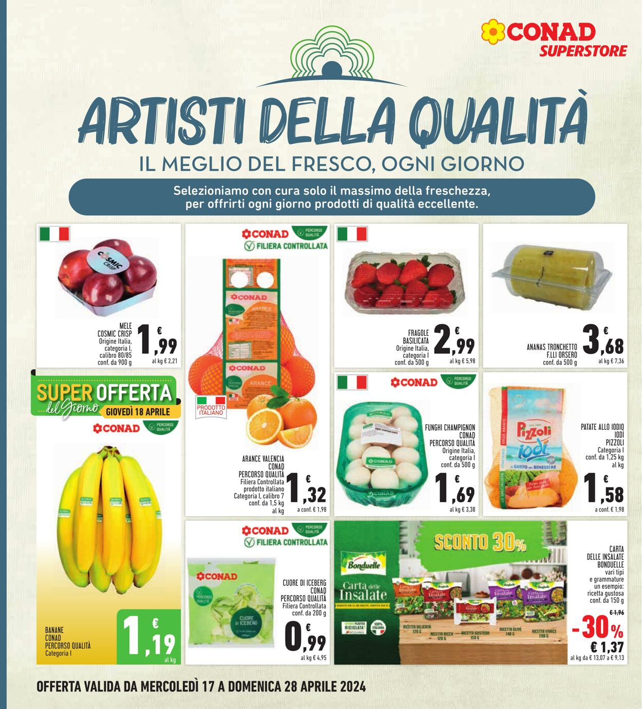 Volantino Conad 17.04.2024 - 28.04.2024