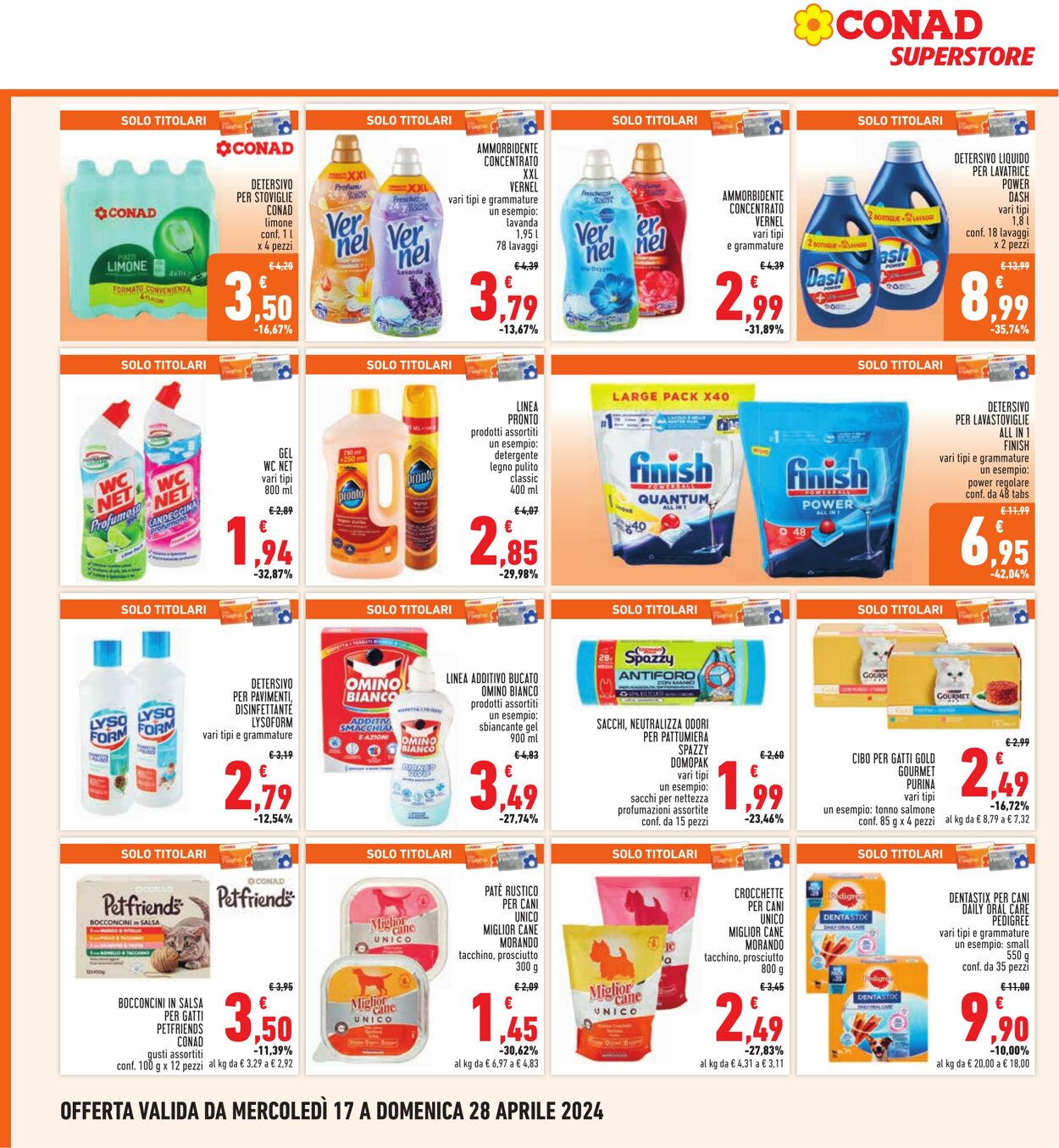 Volantino Conad 17.04.2024 - 28.04.2024