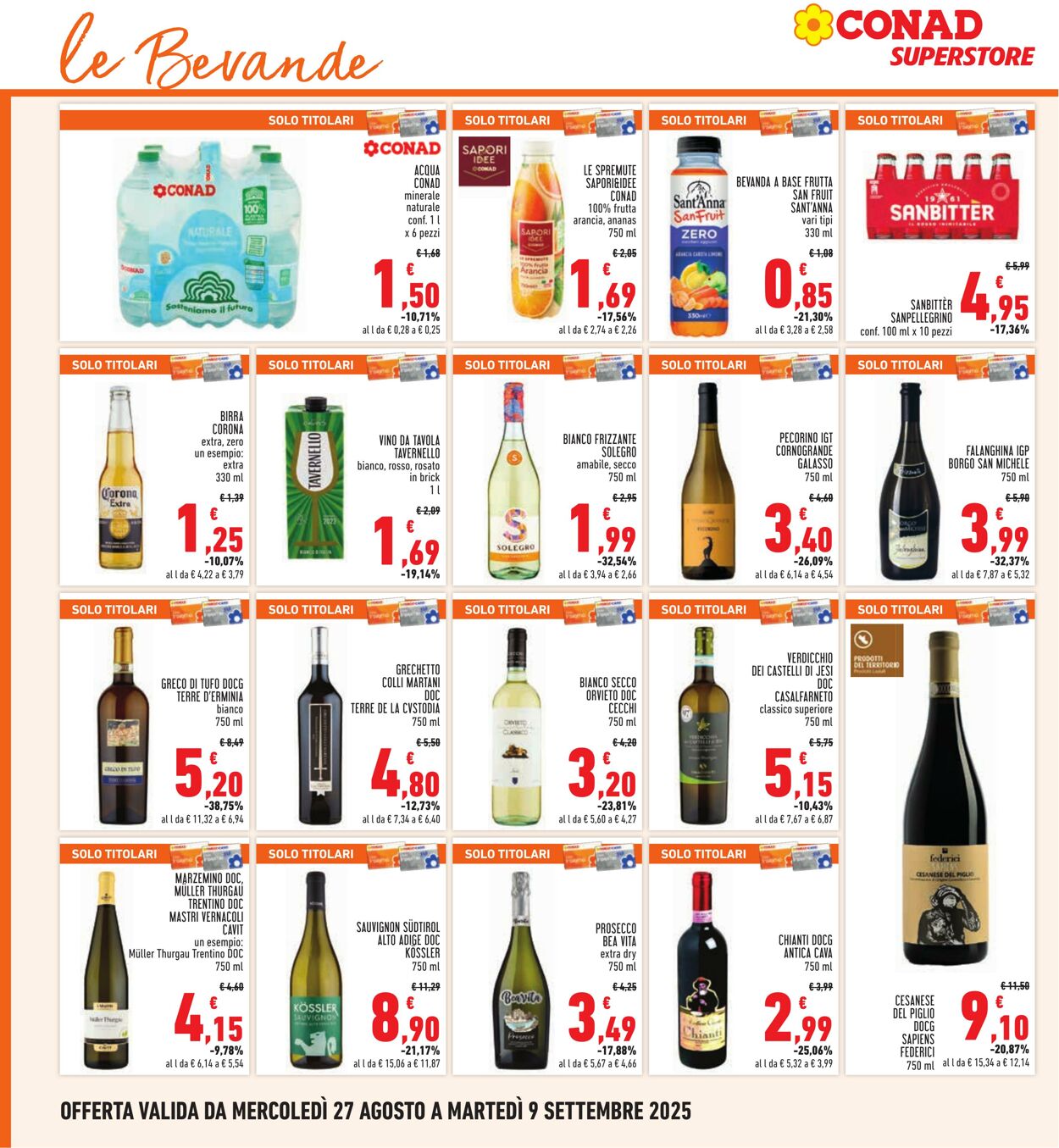 Volantino Conad 23.08.2025 - 23.08.2025