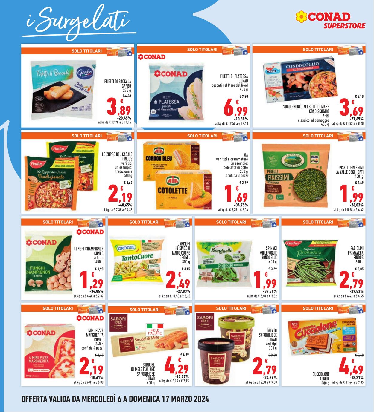 Volantino Conad 06.03.2024 - 17.03.2024