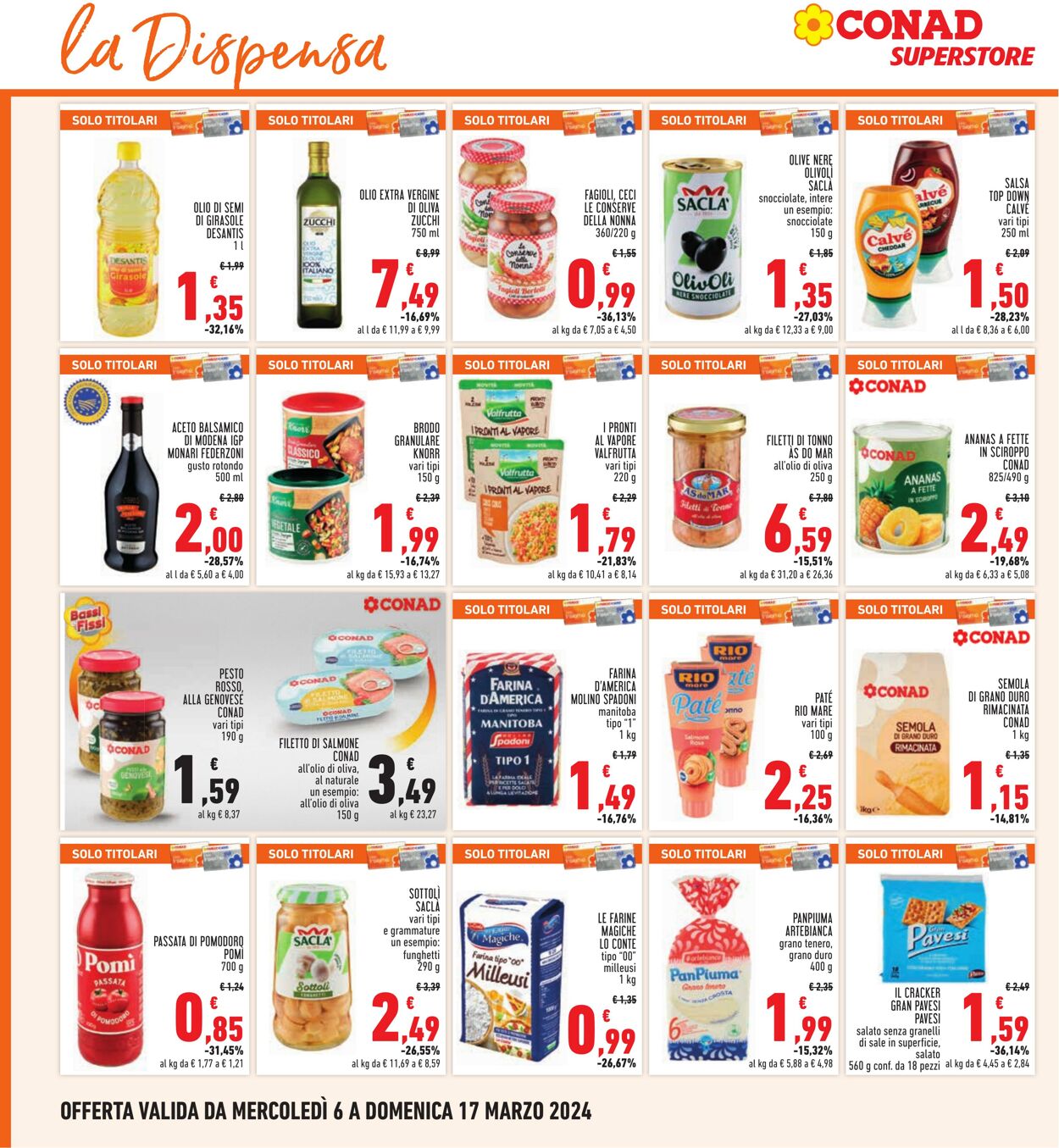 Volantino Conad 06.03.2024 - 17.03.2024