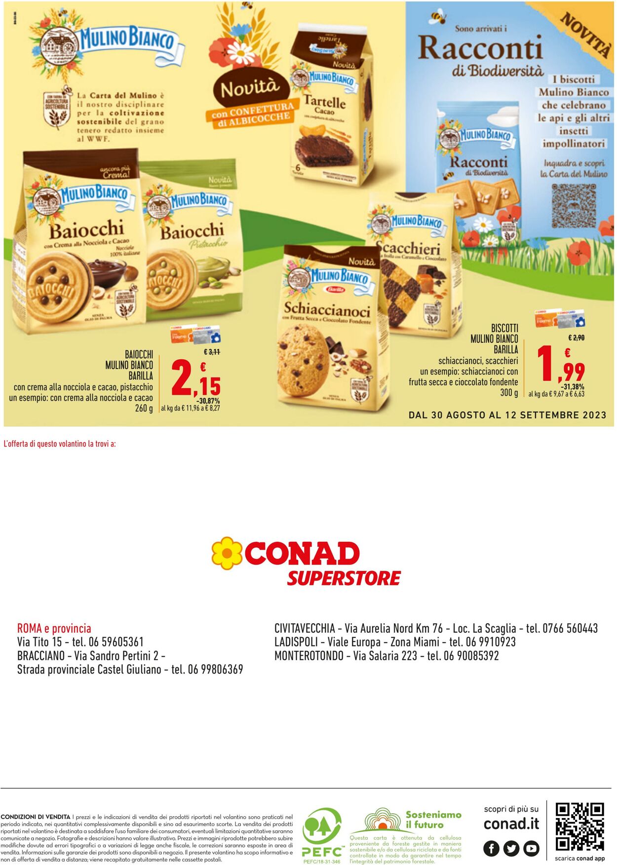 Volantino Conad 30.08.2023 - 12.09.2023