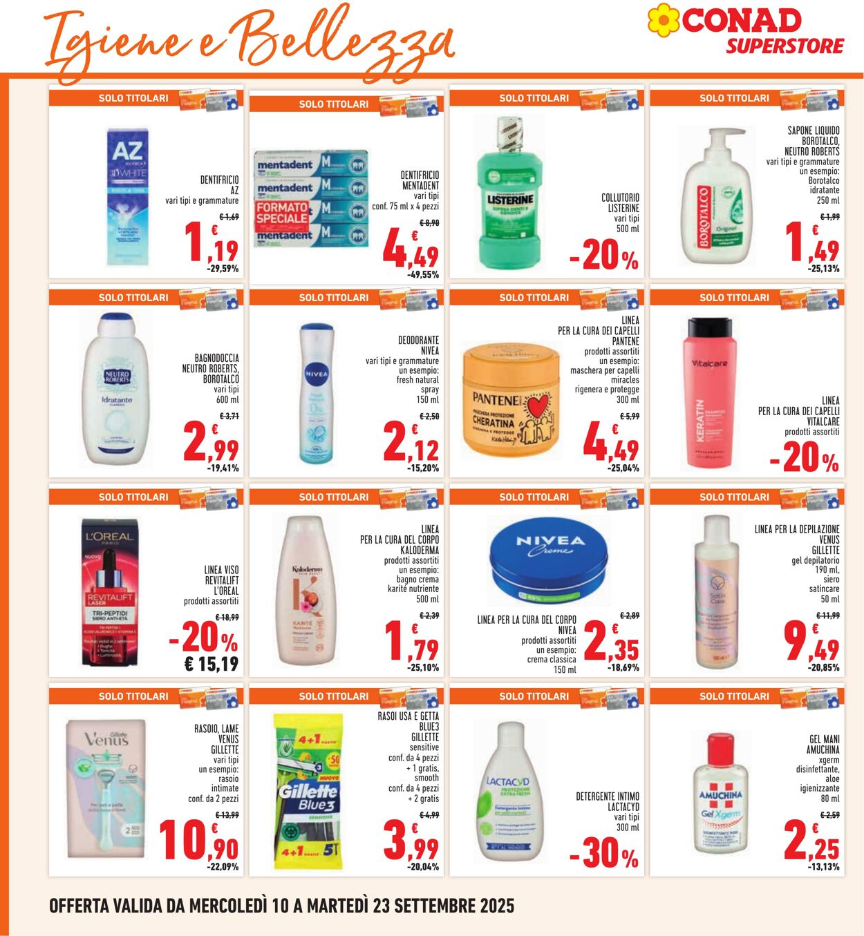 Volantino Conad 09.09.2025 - 09.09.2025