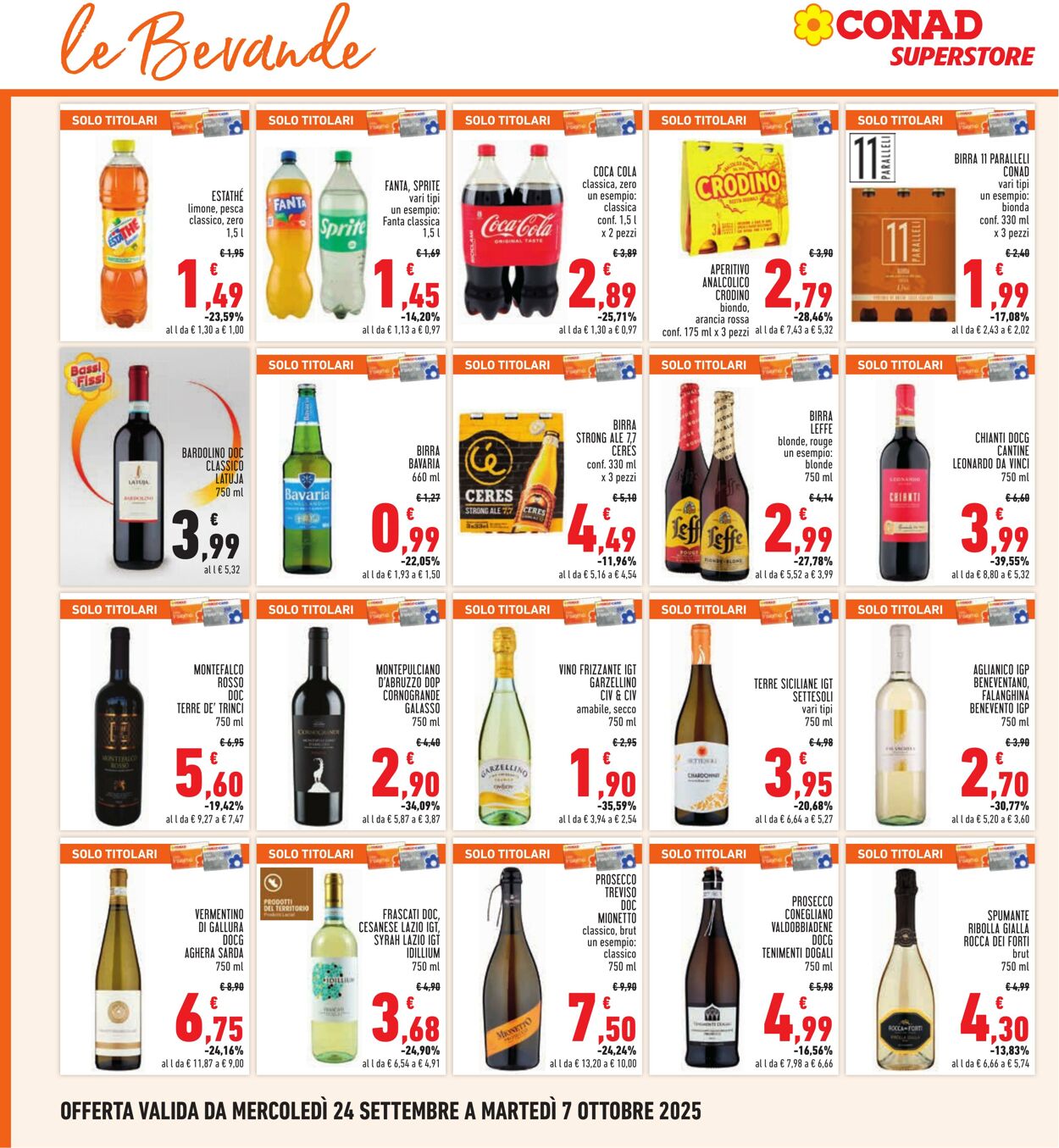 Volantino Conad 01.10.2025 - 01.10.2025