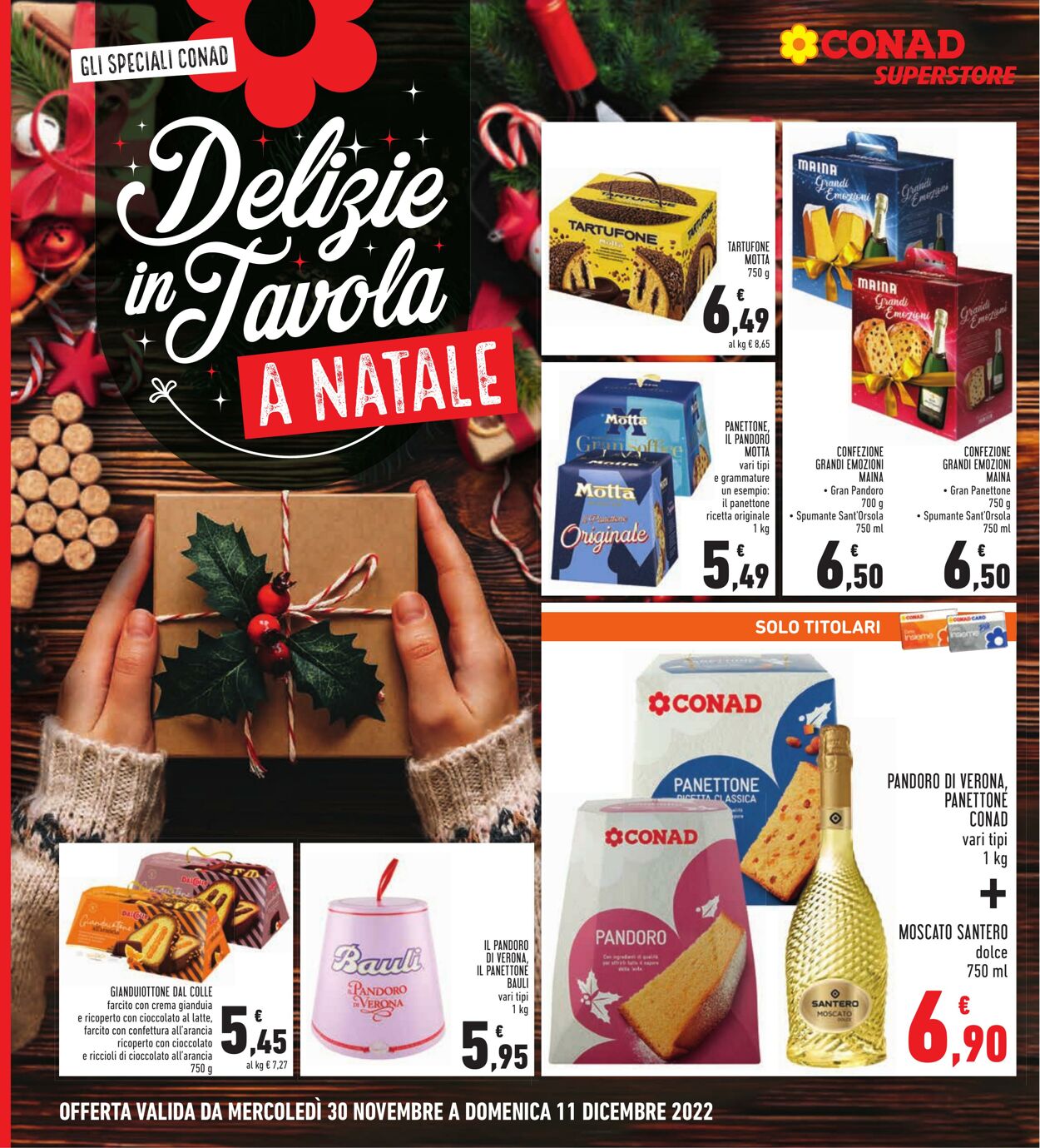 Volantino Conad 30.11.2022 - 11.12.2022