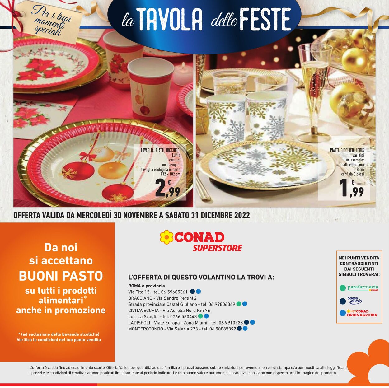 Volantino Conad 30.11.2022 - 11.12.2022