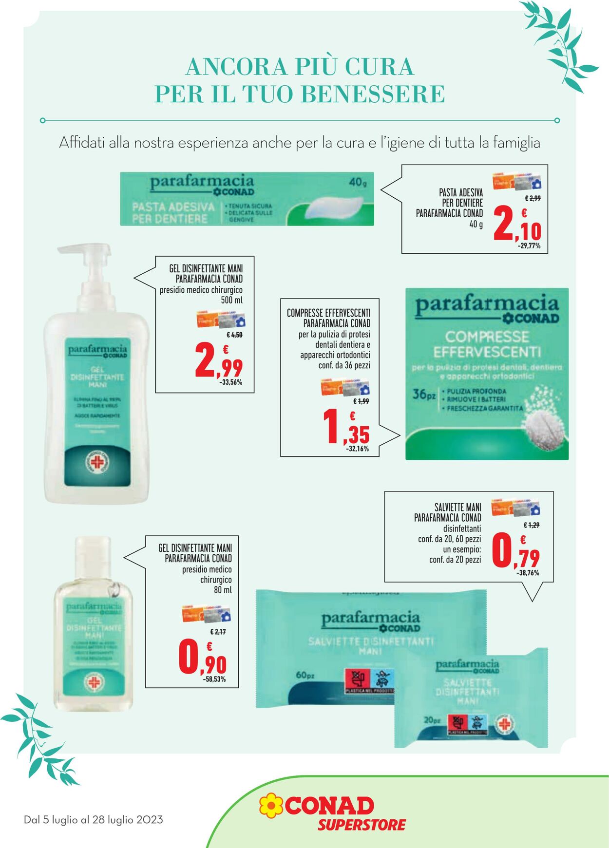 Volantino Conad 05.07.2023 - 28.07.2023