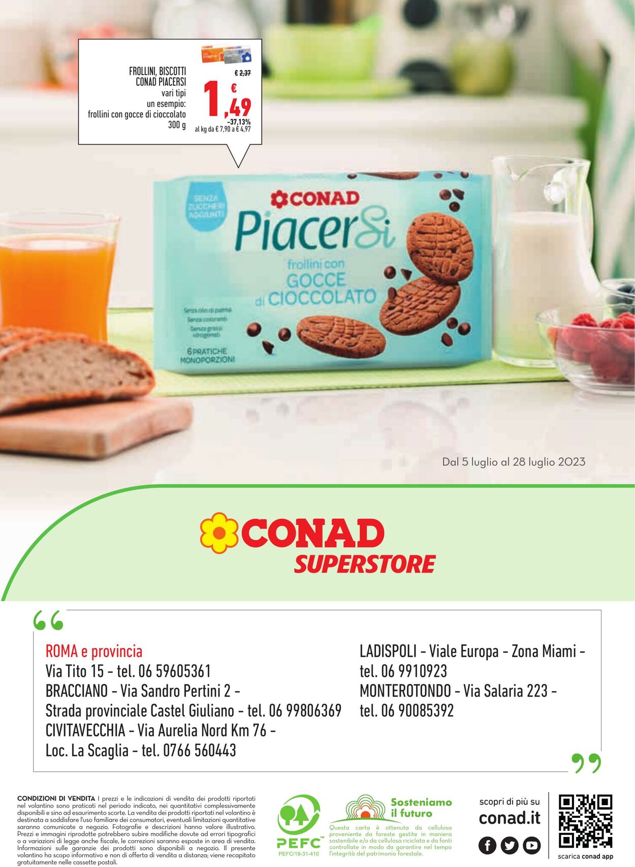 Volantino Conad 05.07.2023 - 28.07.2023