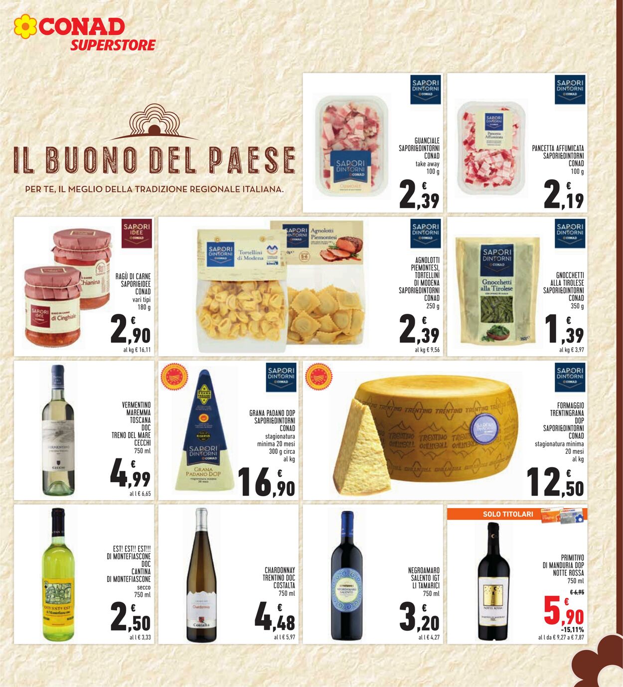 Volantino Conad 05.10.2022 - 16.10.2022