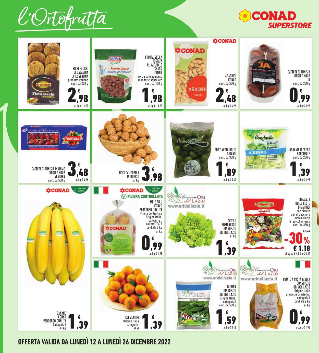 Volantino Conad 12.12.2022 - 26.12.2022