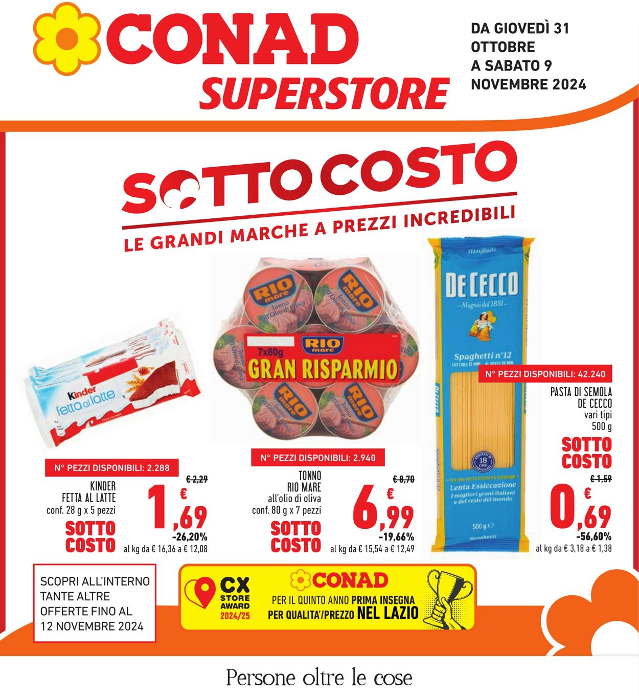 Volantino Conad 31.10.2024 - 09.11.2024