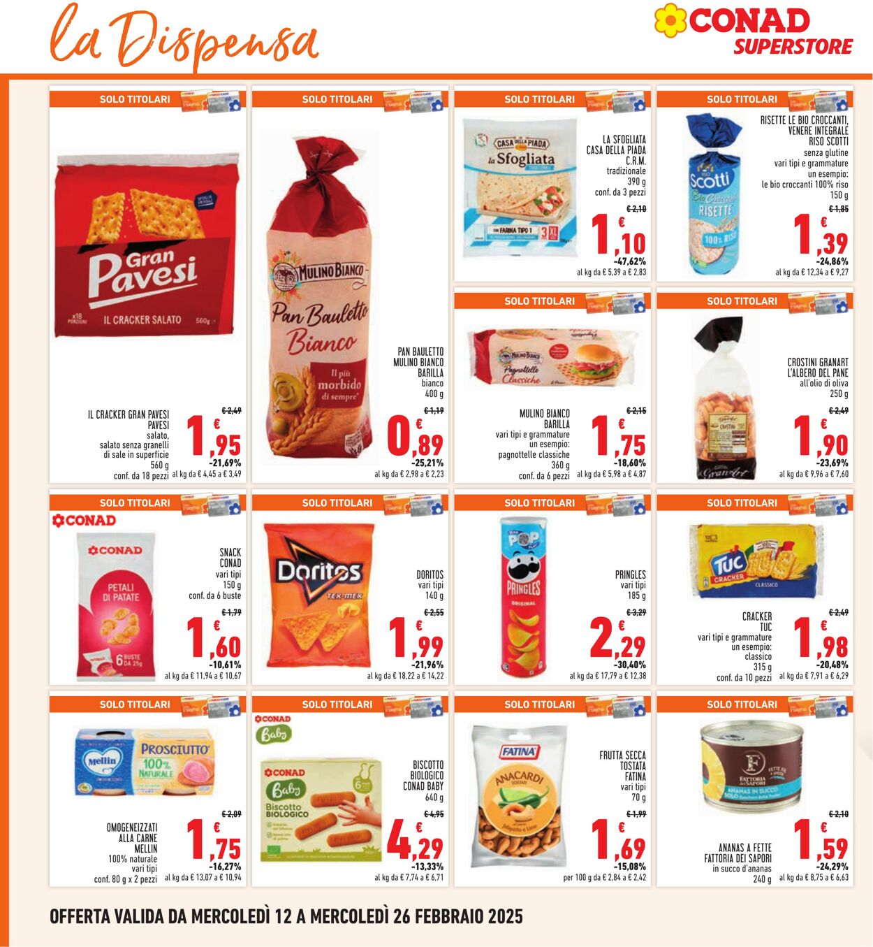 Volantino Conad 12.02.2025 - 26.02.2025