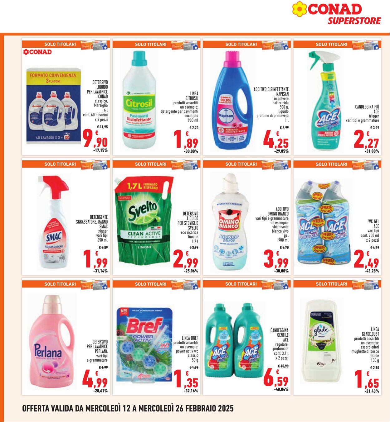 Volantino Conad 12.02.2025 - 26.02.2025