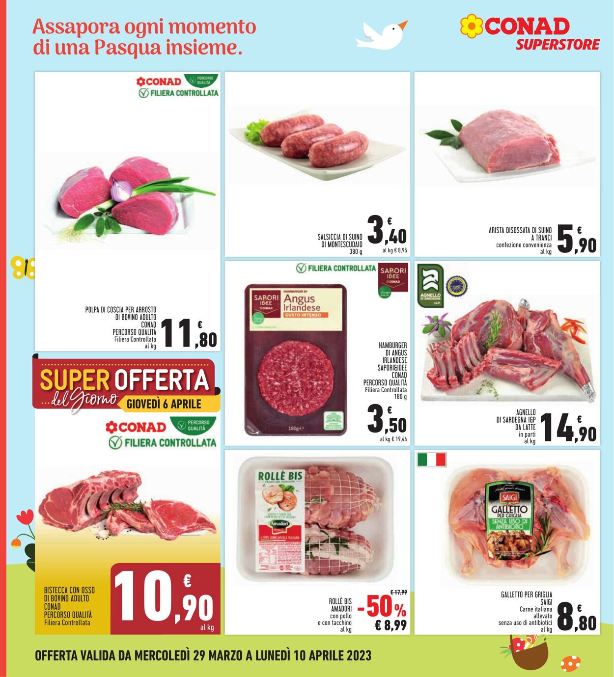 Volantino Conad 29.03.2023 - 10.04.2023