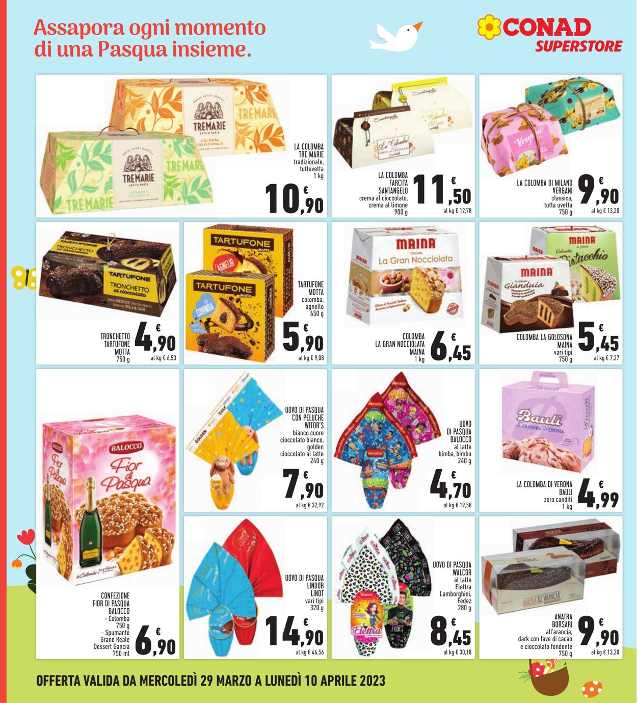 Volantino Conad 29.03.2023 - 10.04.2023