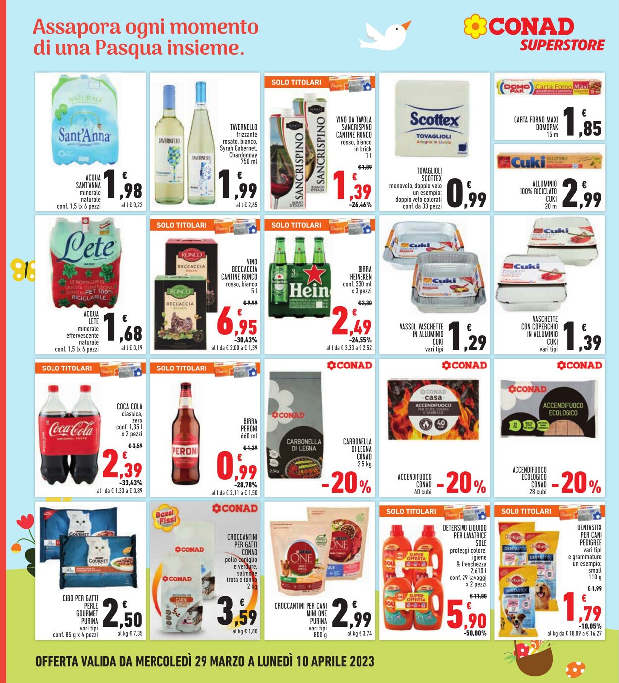 Volantino Conad 29.03.2023 - 10.04.2023