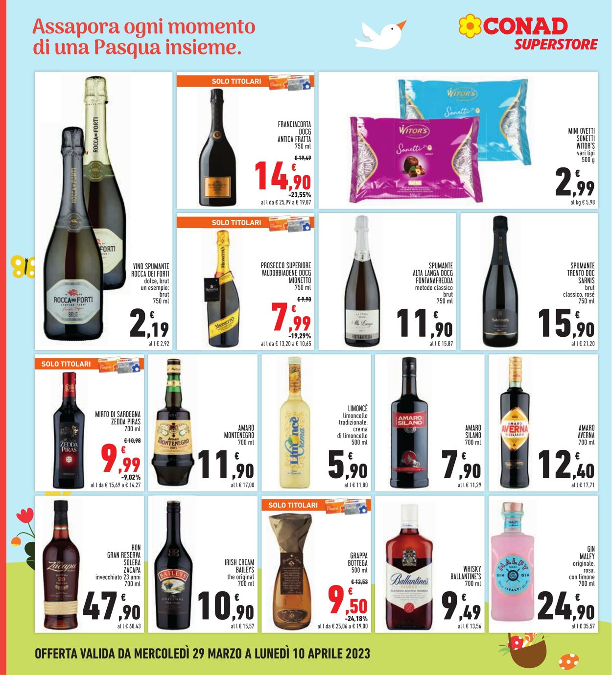 Volantino Conad 29.03.2023 - 10.04.2023