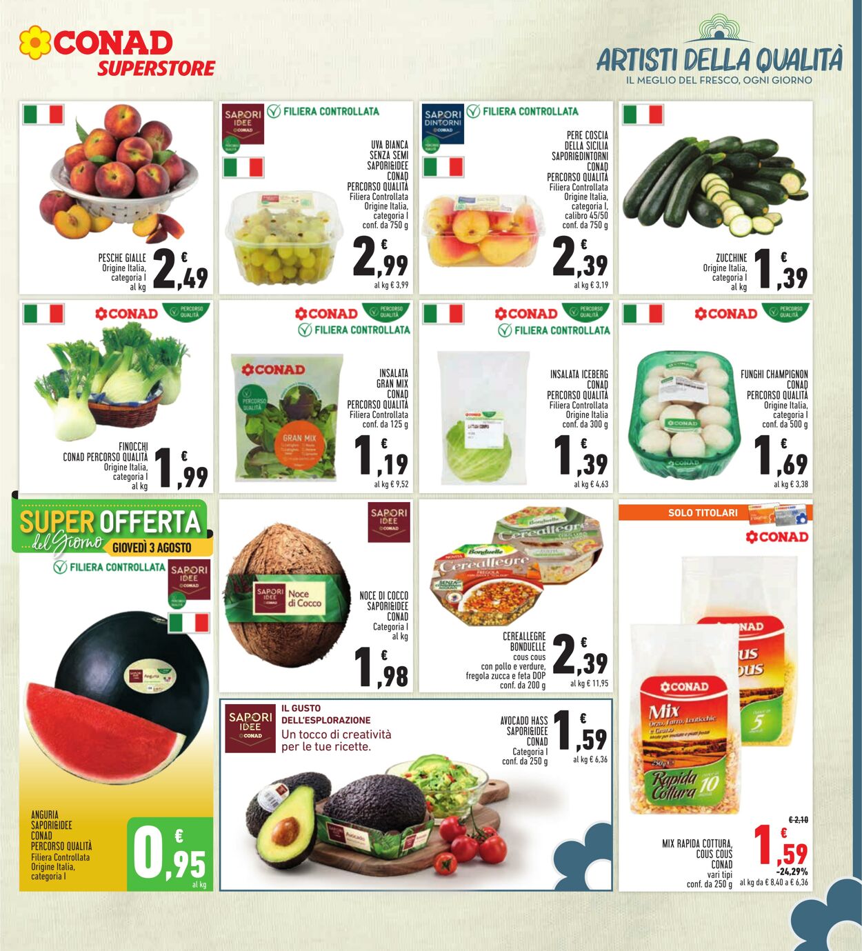 Volantino Conad 02.07.2023 - 13.08.2023