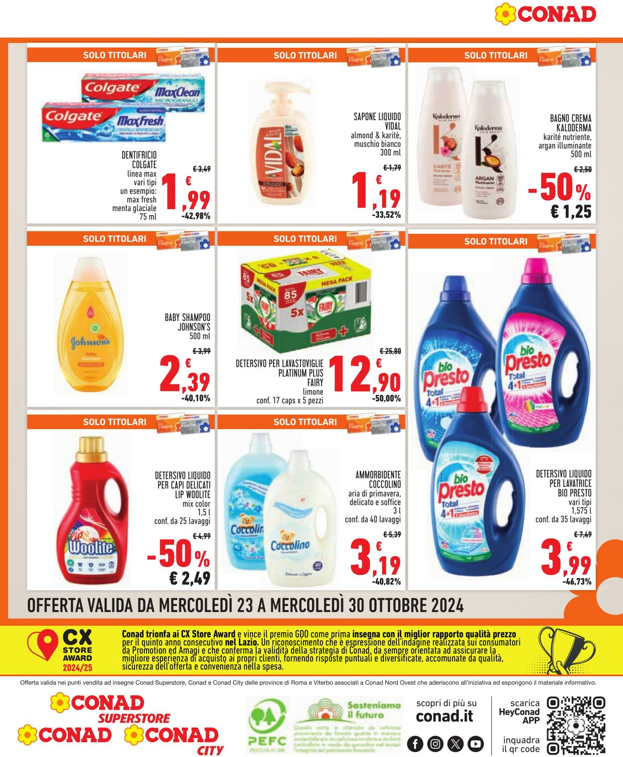 Volantino Conad 23.10.2024 - 30.10.2024