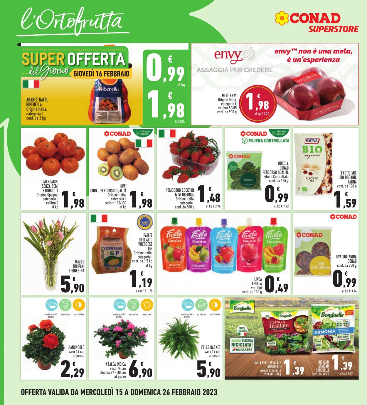 Volantino Conad 15.02.2023 - 26.02.2023