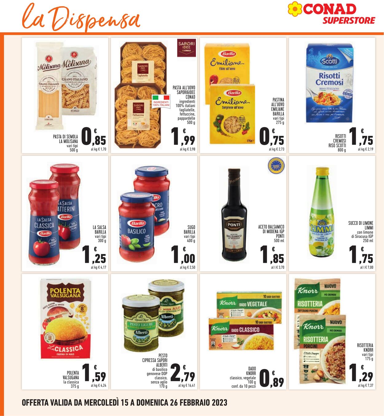 Volantino Conad 15.02.2023 - 26.02.2023