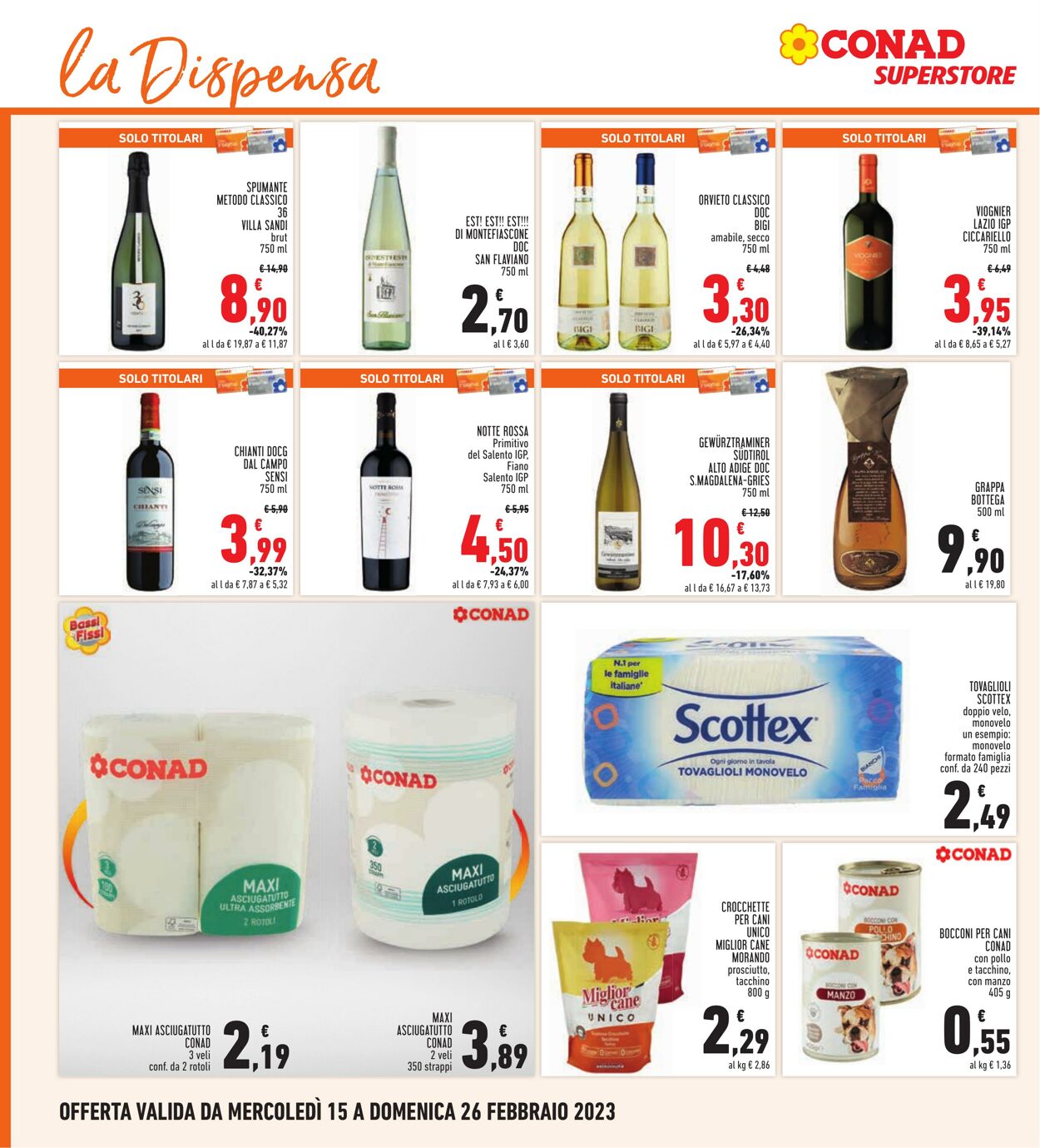 Volantino Conad 15.02.2023 - 26.02.2023