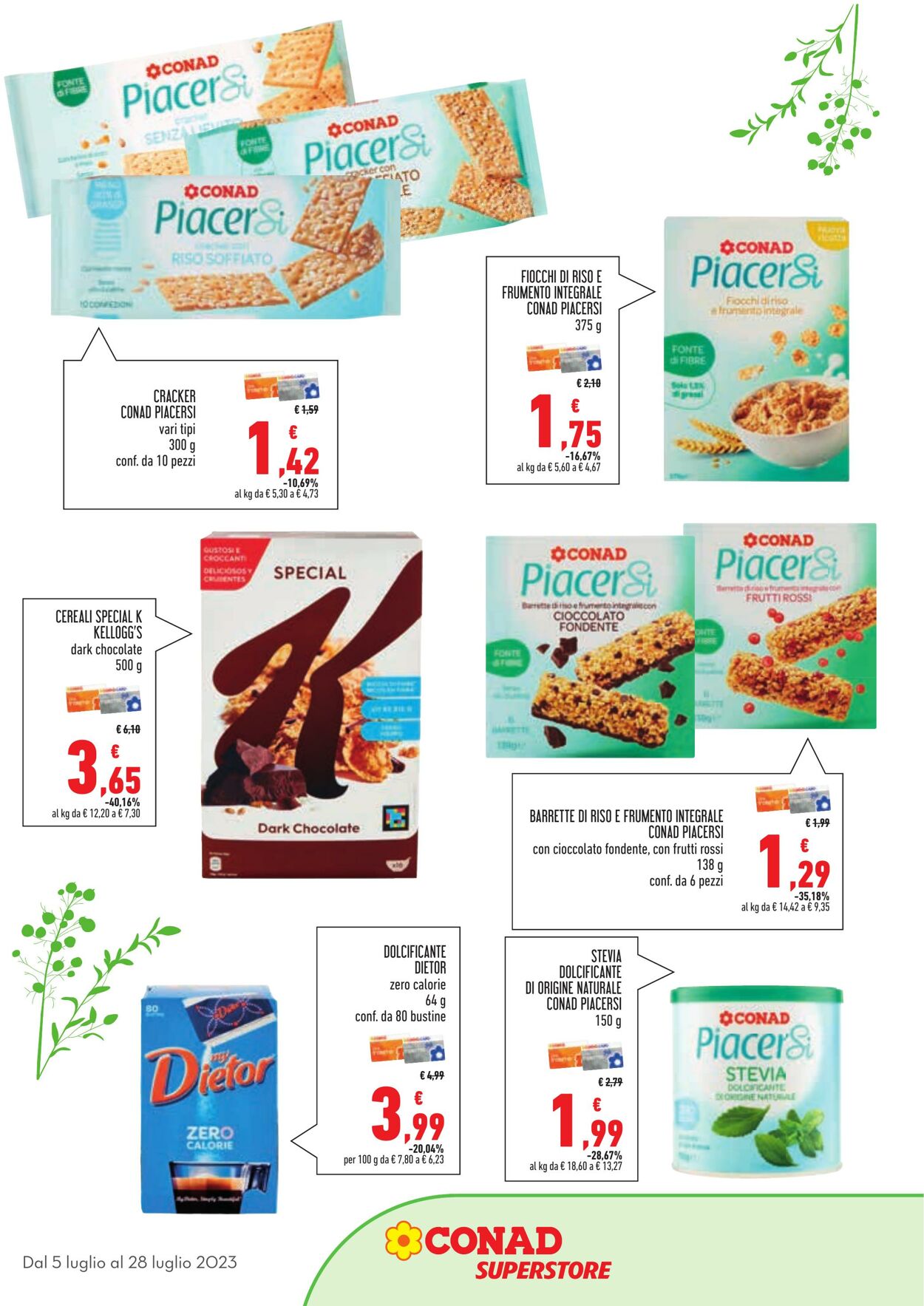 Volantino Conad 05.06.2023 - 28.07.2023