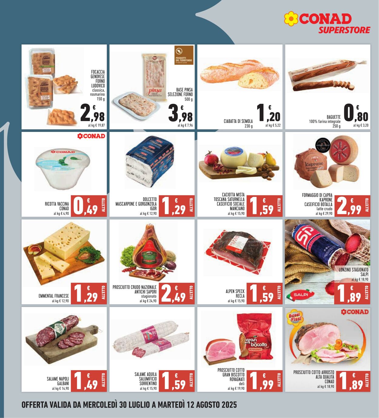 Volantino Conad 05.08.2025 - 05.08.2025