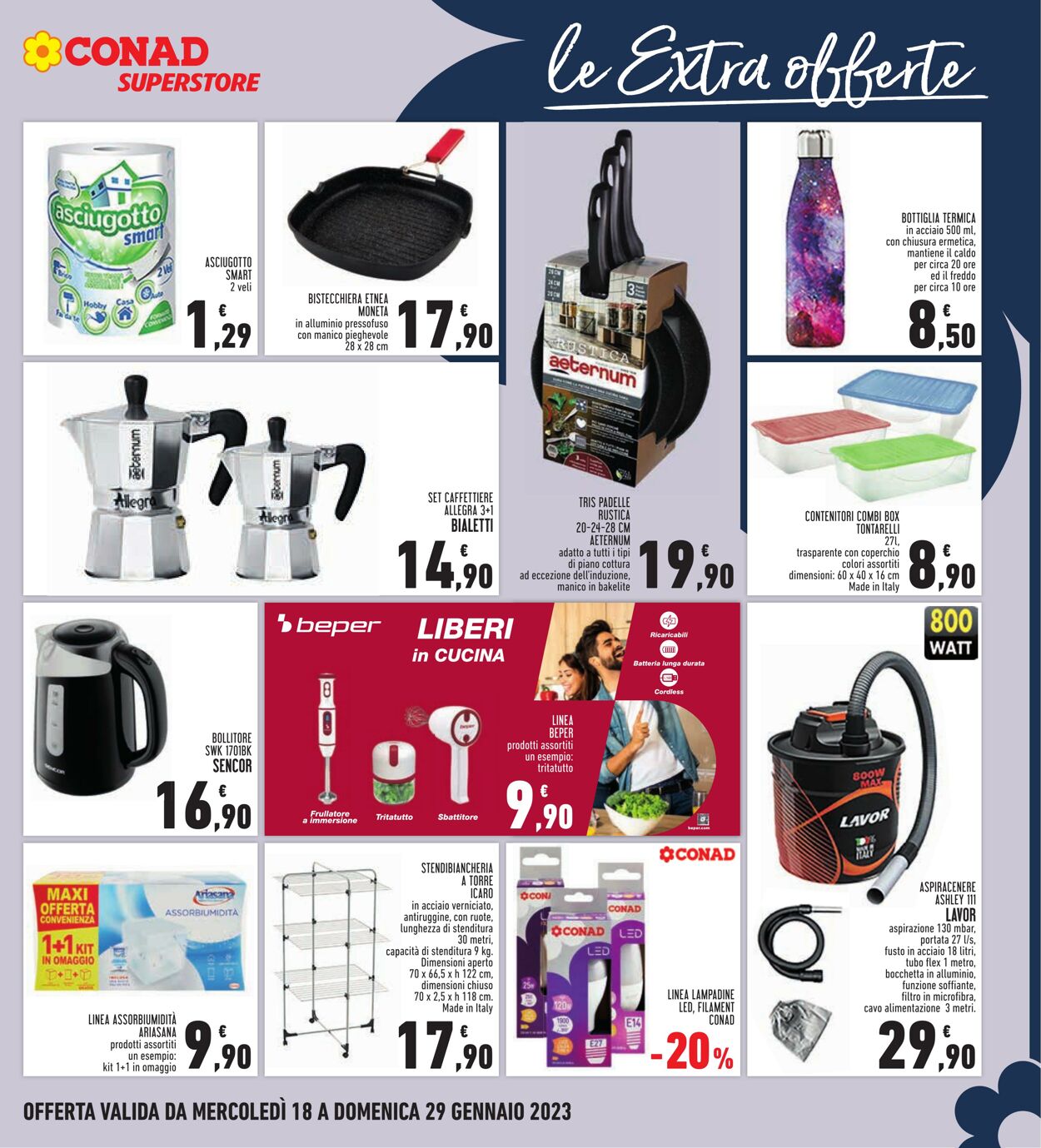 Volantino Conad 18.01.2023 - 29.01.2023