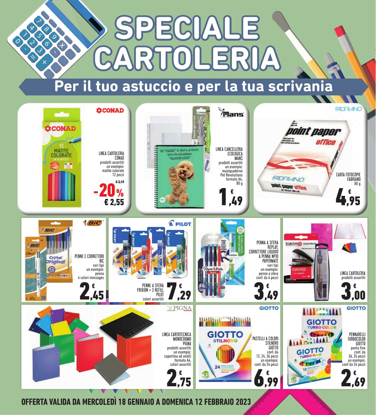 Volantino Conad 18.01.2023 - 29.01.2023