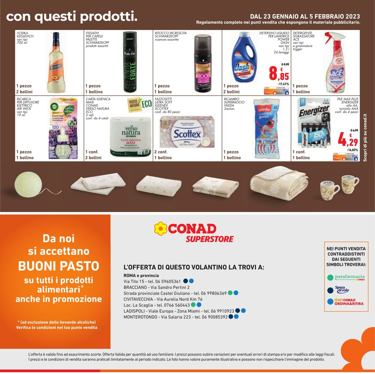 Volantino Conad 18.01.2023 - 29.01.2023