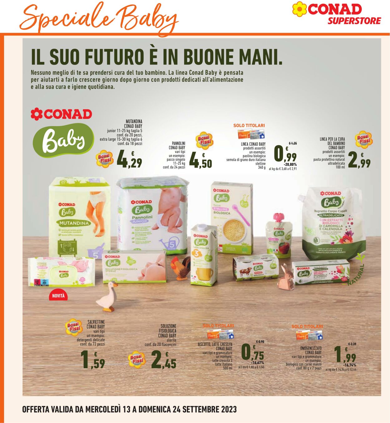 Volantino Conad 13.09.2023 - 24.09.2023