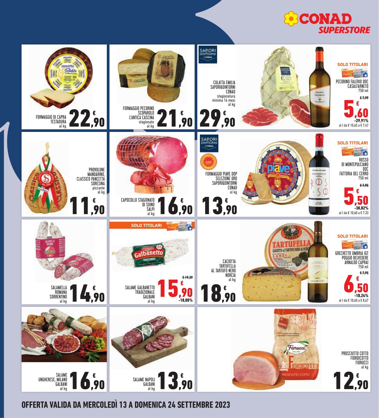 Volantino Conad 13.09.2023 - 24.09.2023