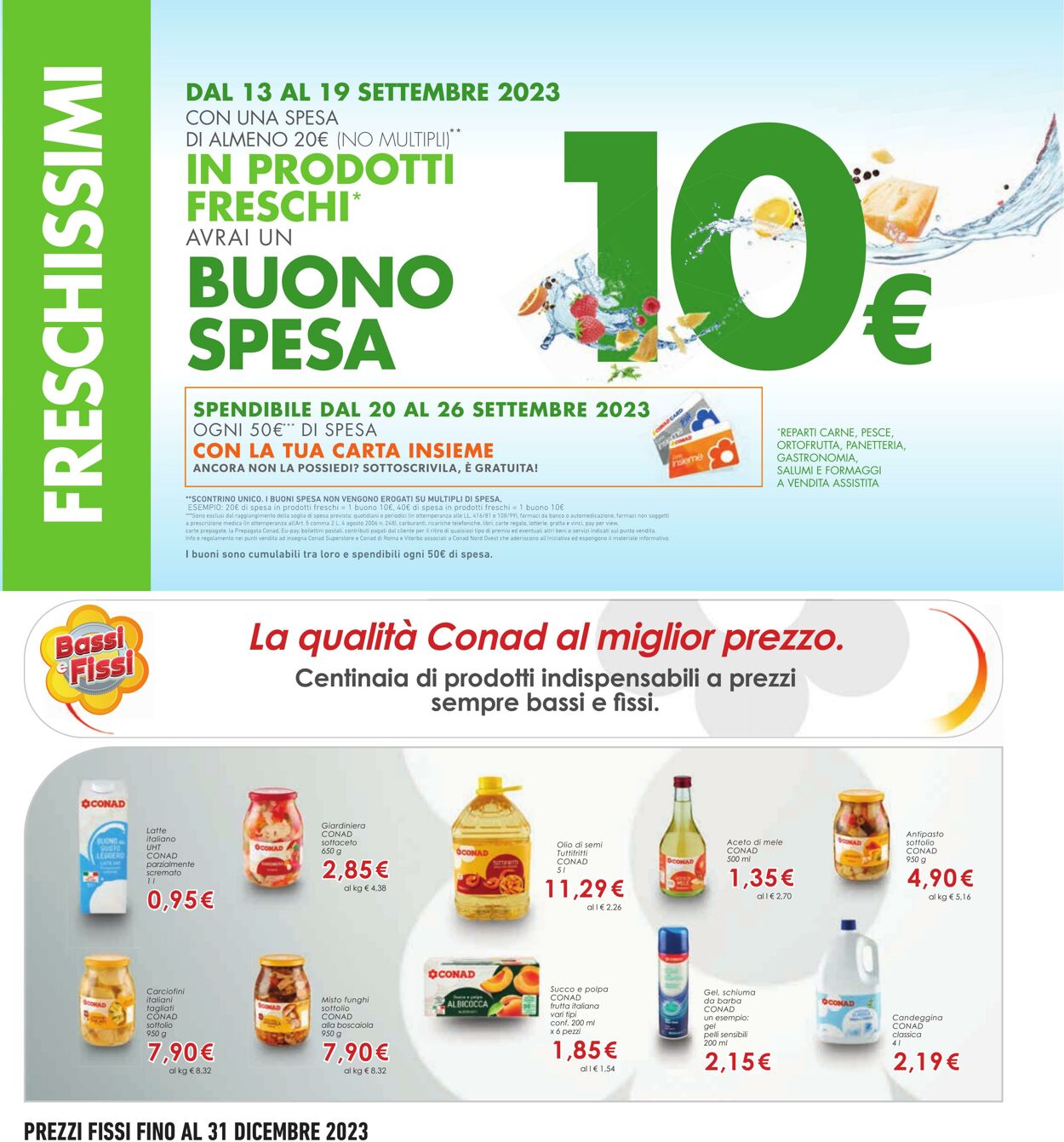 Volantino Conad 13.09.2023 - 24.09.2023